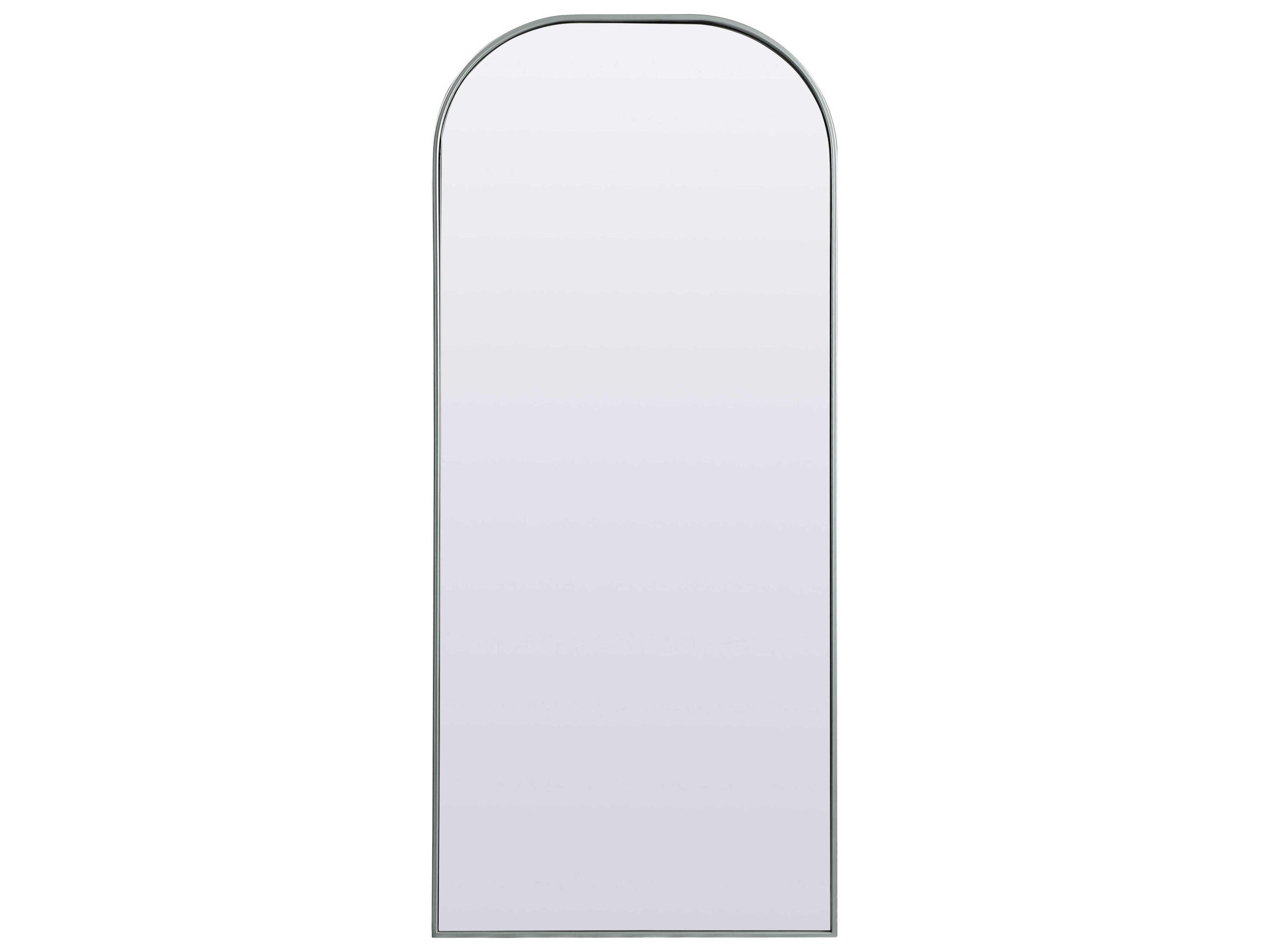 Elegant Lighting Blaire Silver Arch Floor Mirror