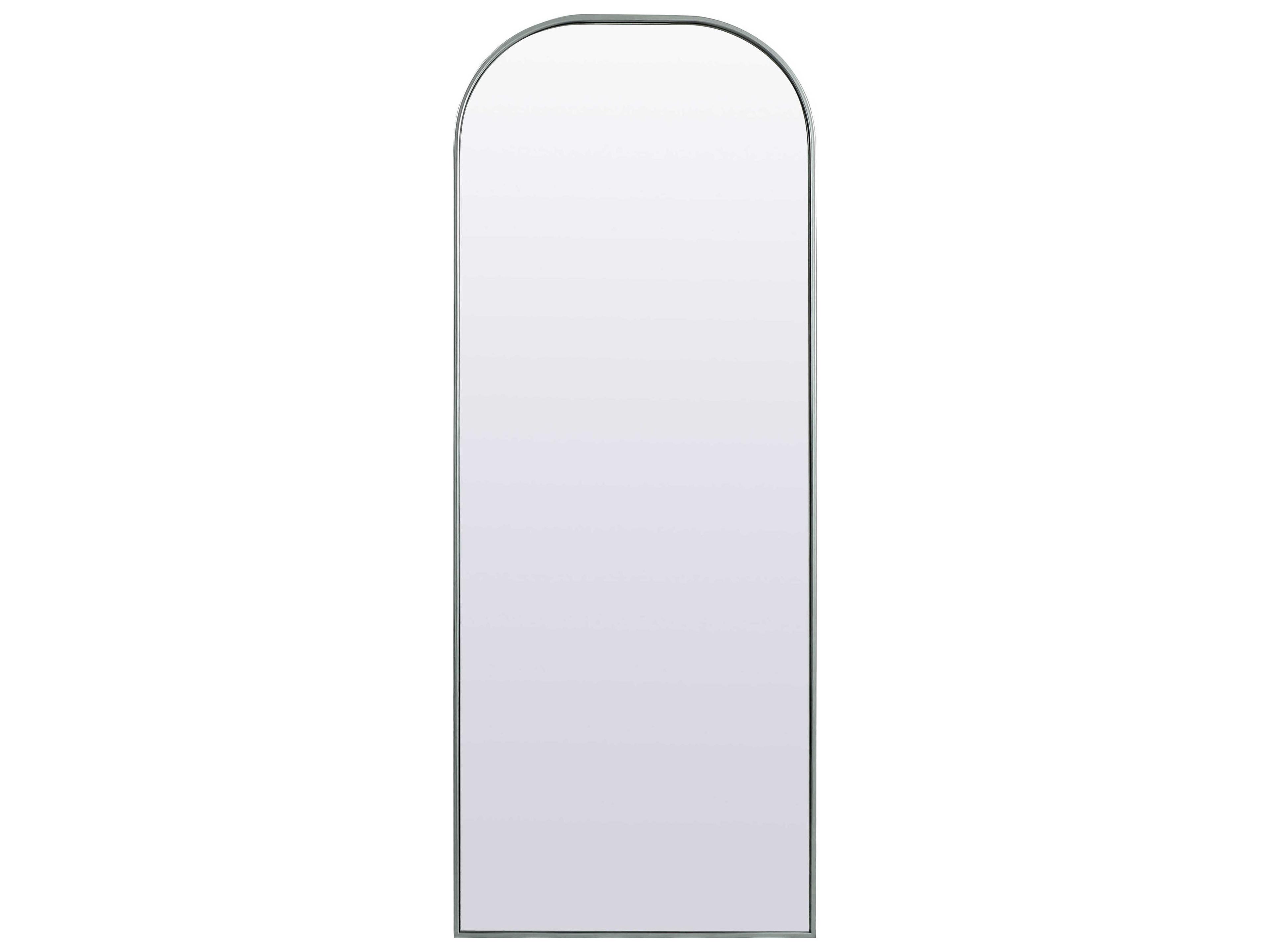 Elegant Lighting Blaire Silver Arch Floor Mirror