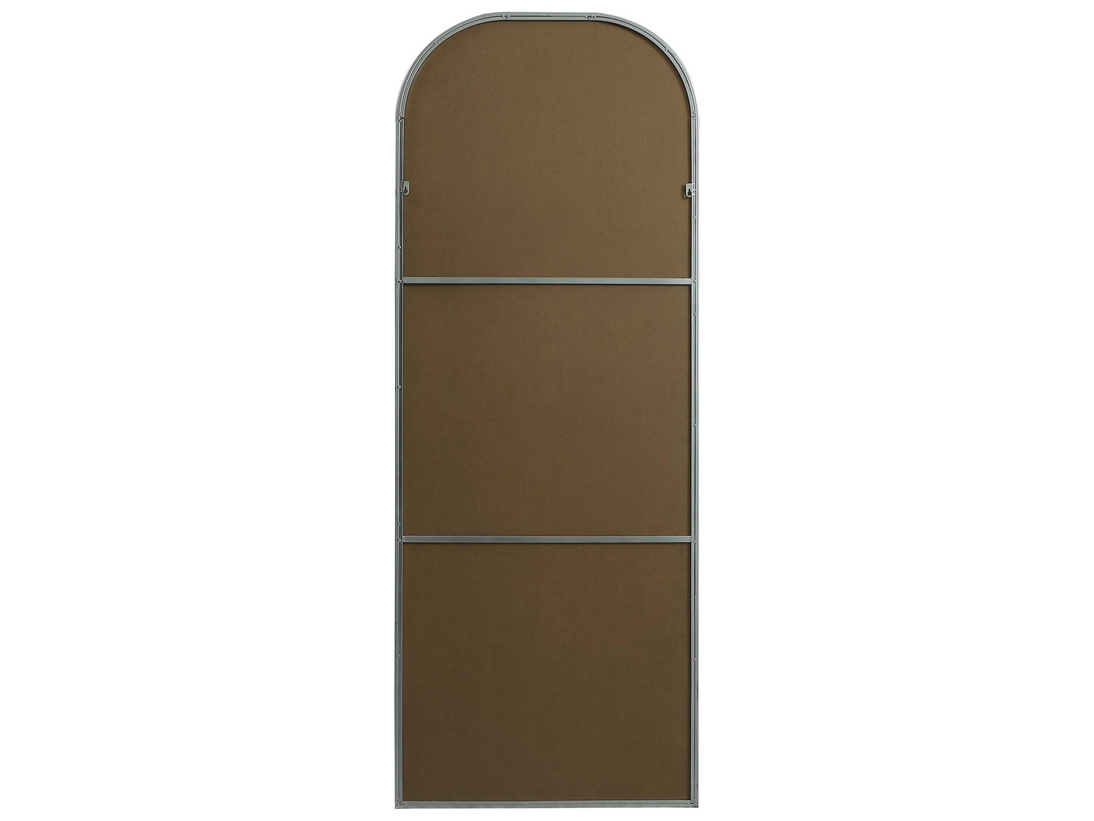 Elegant Lighting Blaire Silver Arch Floor Mirror