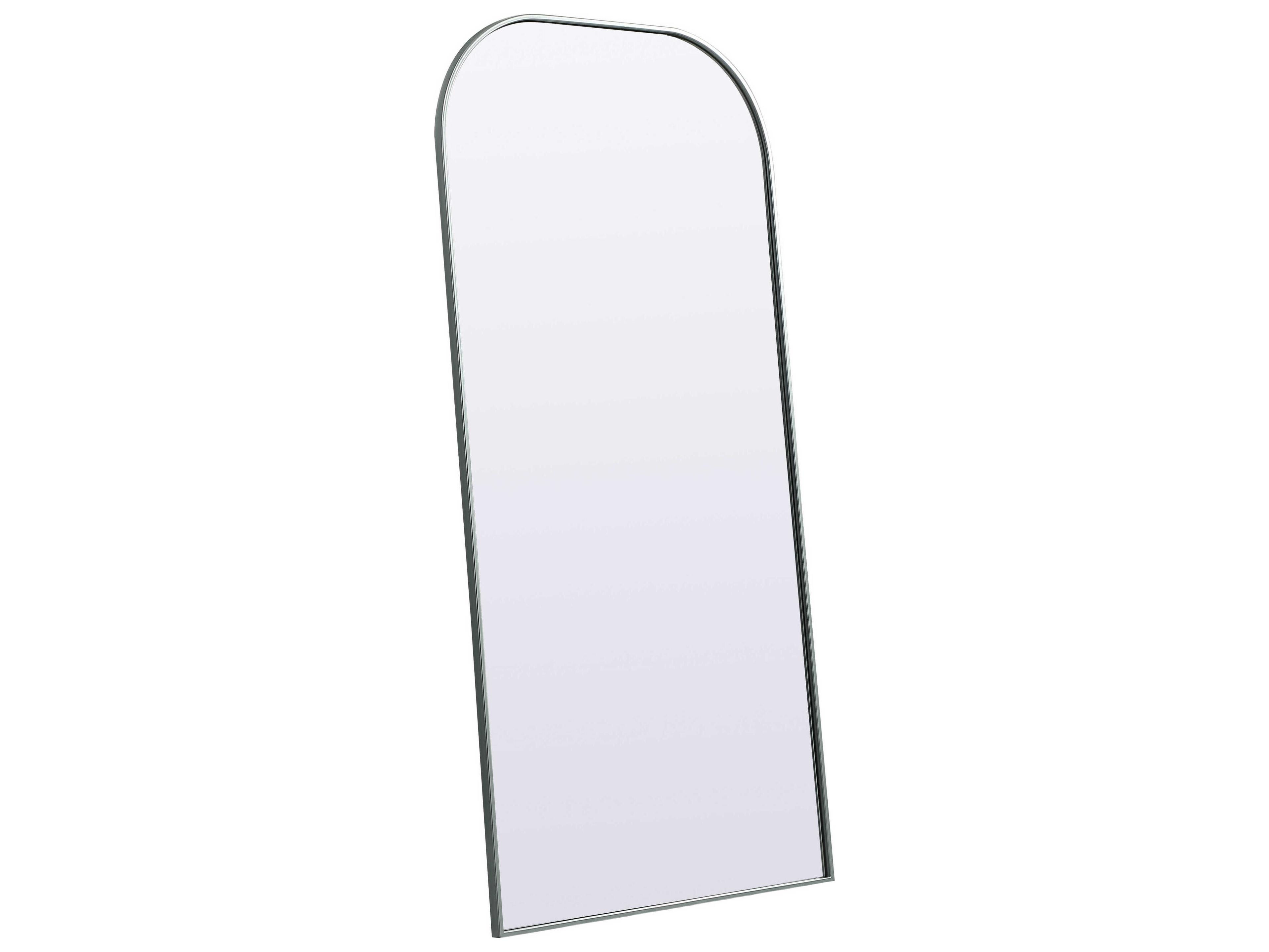 Elegant Lighting Blaire Silver Arch Floor Mirror