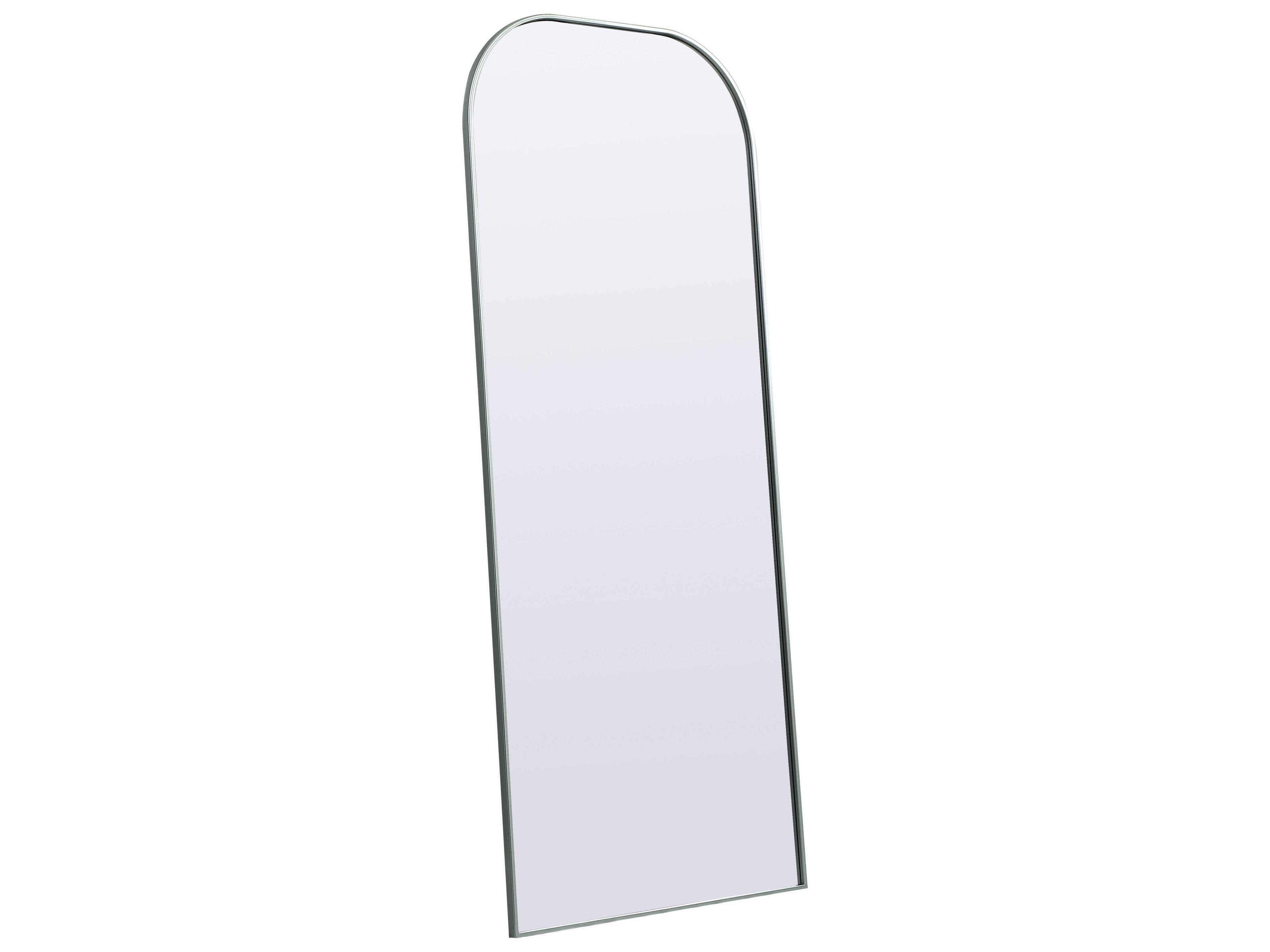 Elegant Lighting Blaire Silver Arch Floor Mirror