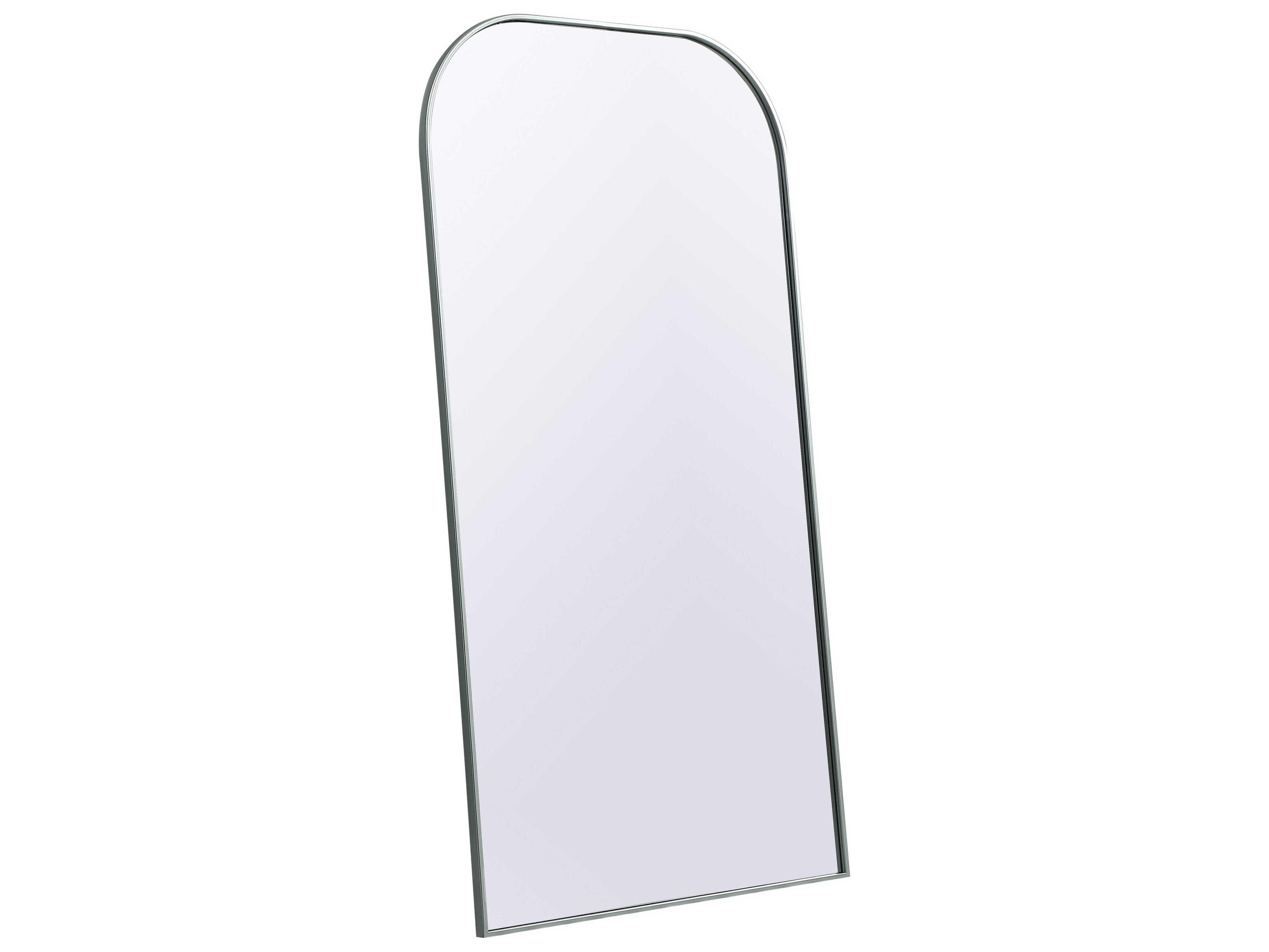 Elegant Lighting Blaire Silver Arch Floor Mirror