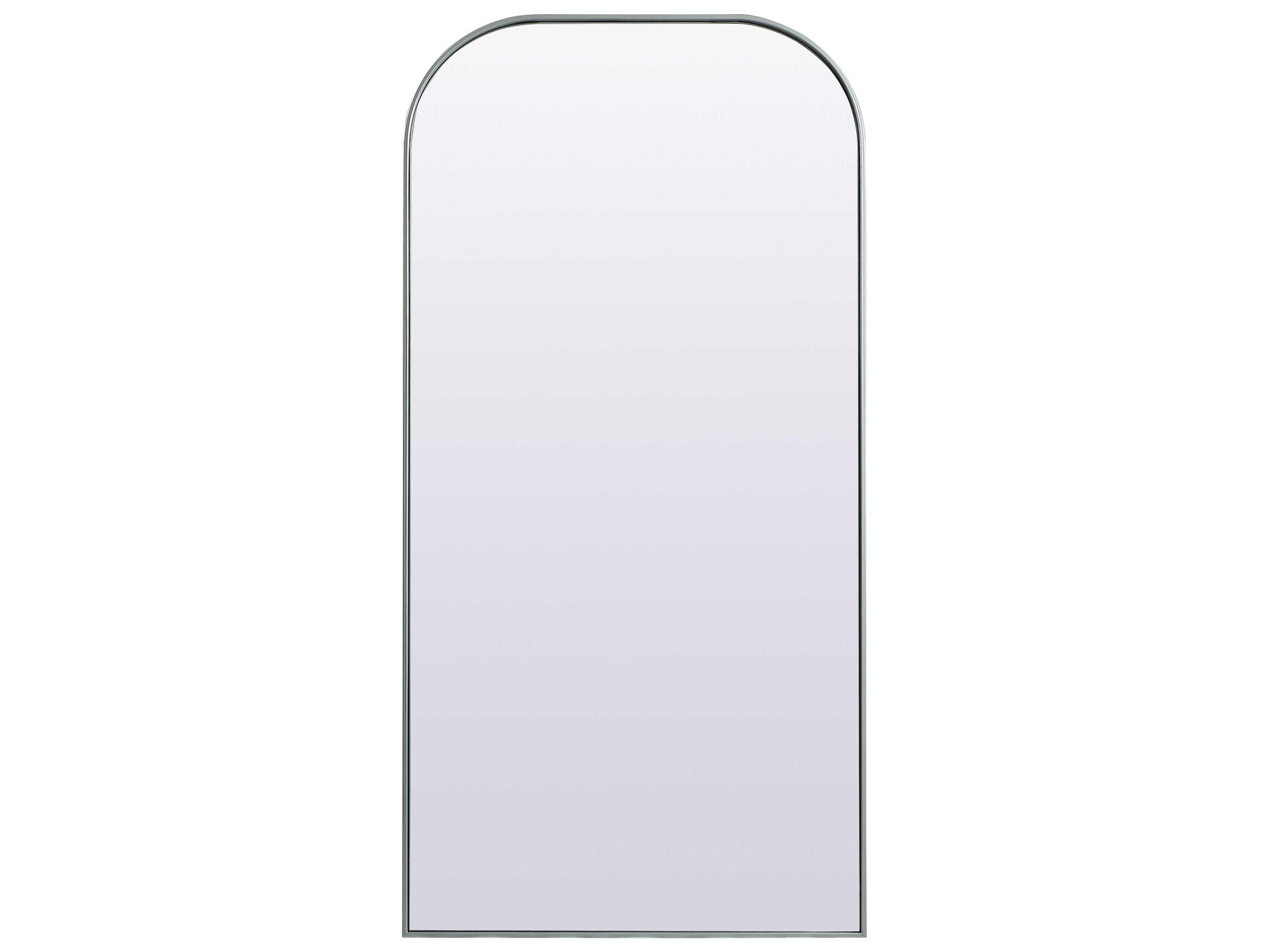 Elegant Lighting Blaire Silver Arch Floor Mirror