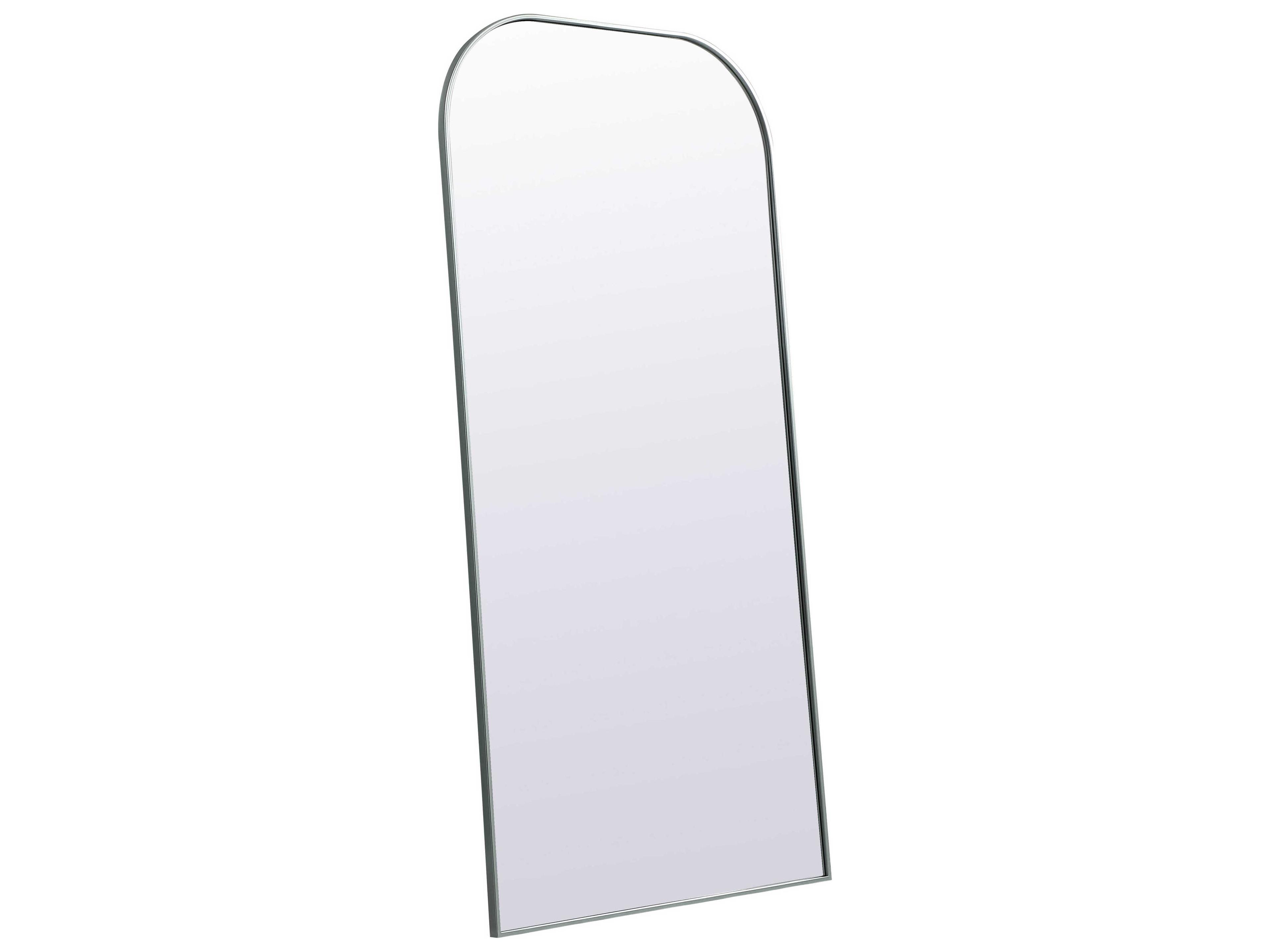 Elegant Lighting Blaire Silver Arch Floor Mirror