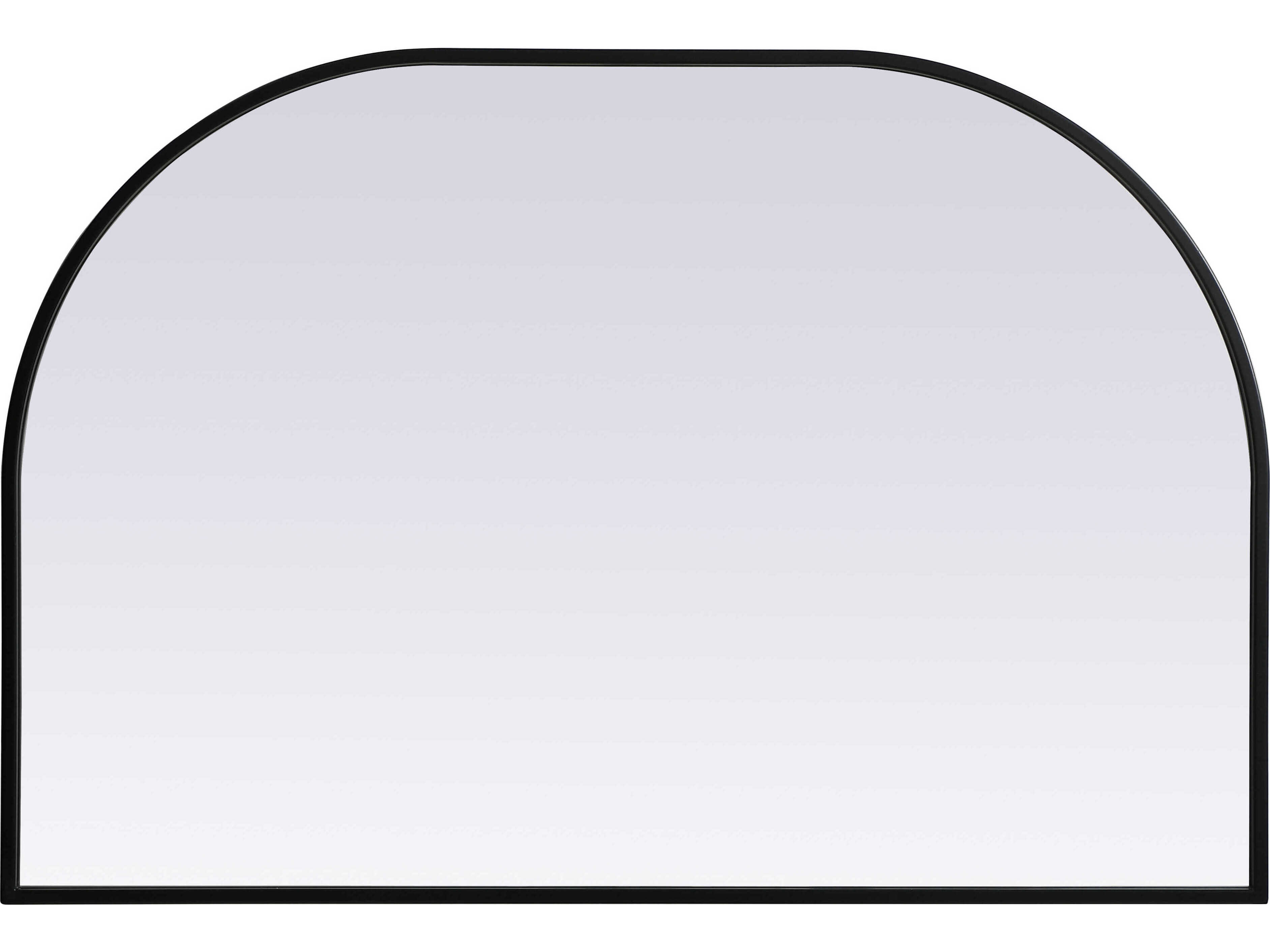 Elegant Lighting Blaire Black Arch Wall Mirror