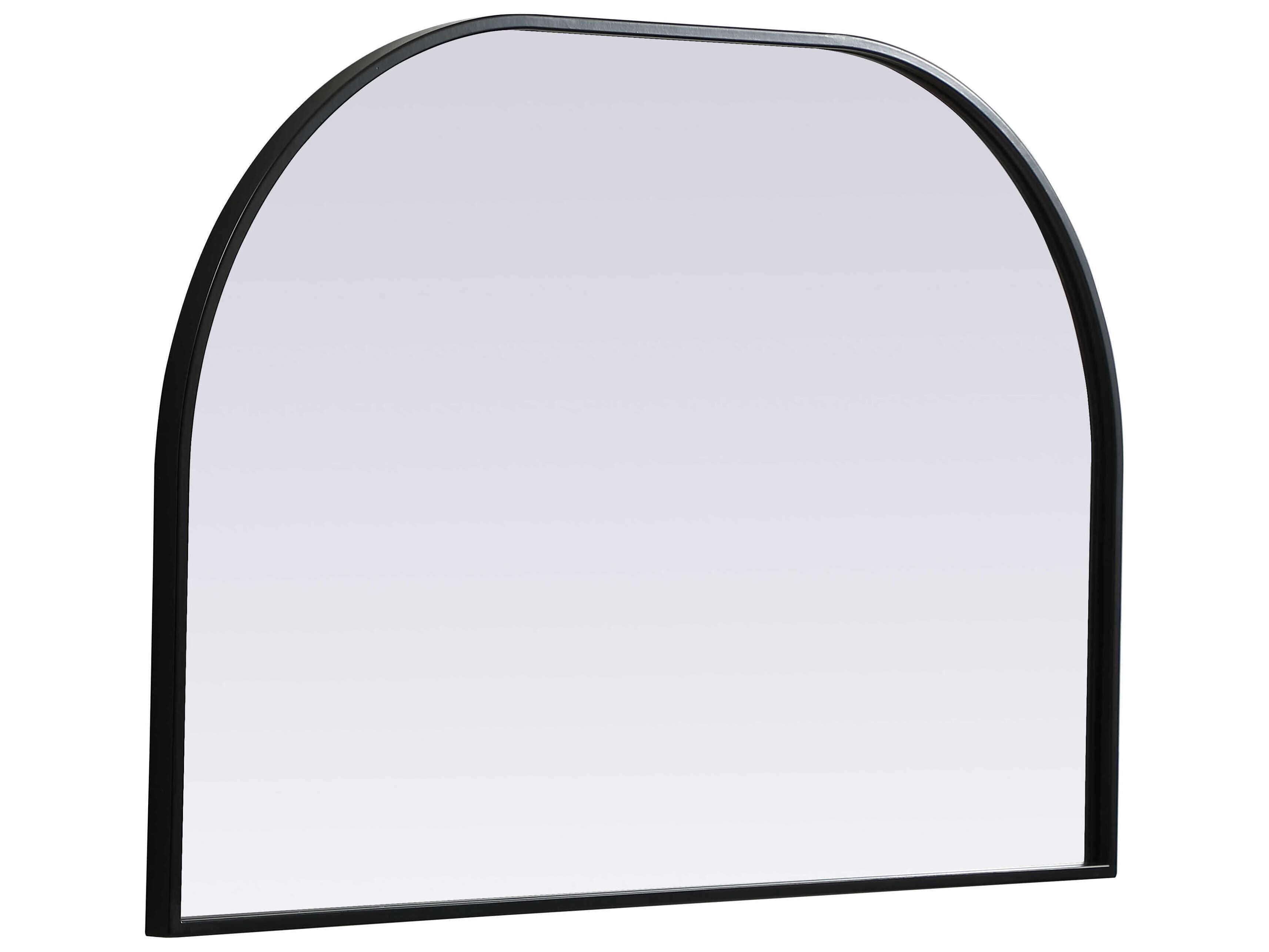 Elegant Lighting Blaire Black Arch Wall Mirror