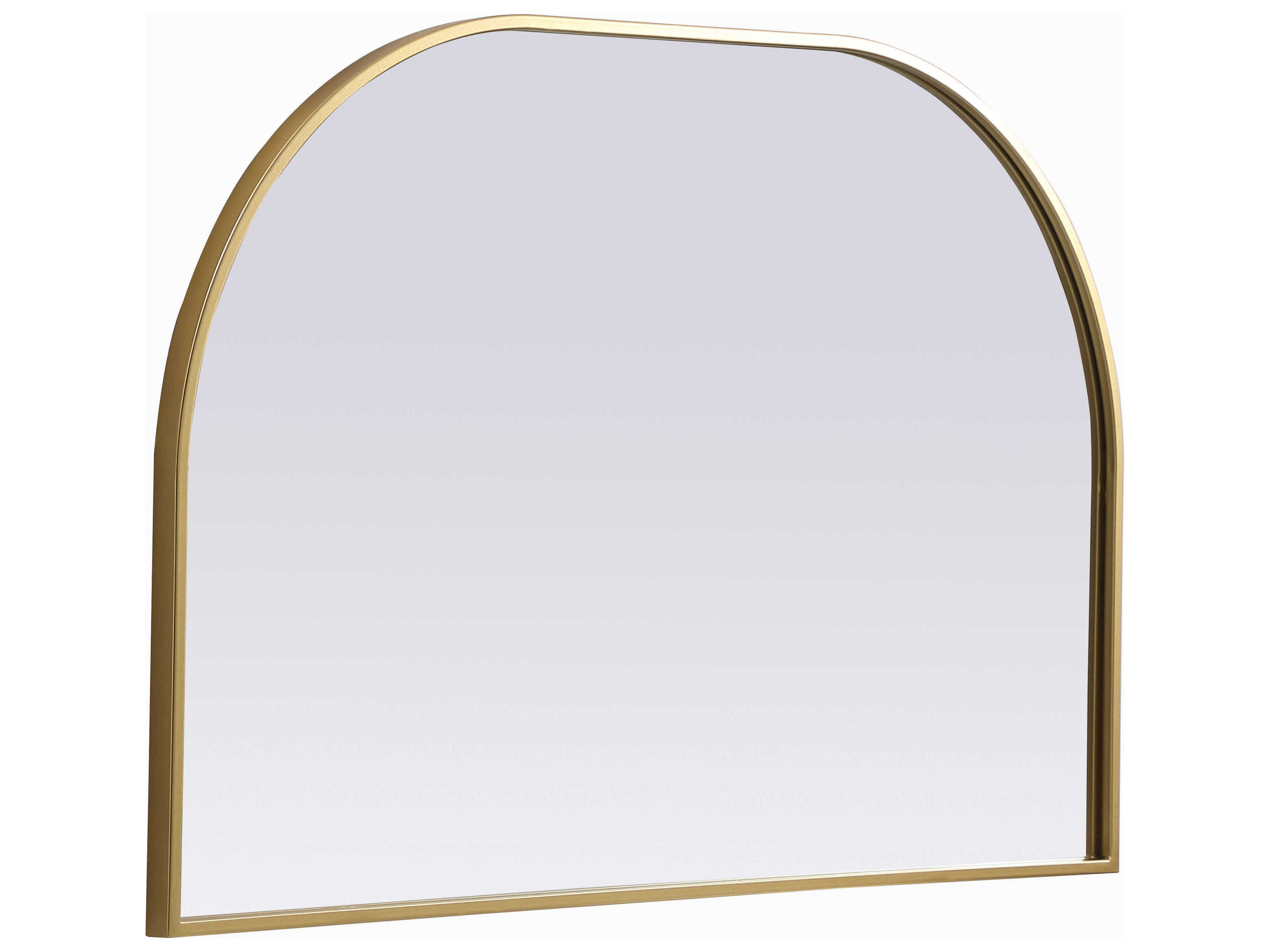 Elegant Lighting Blaire Brass Arch Wall Mirror