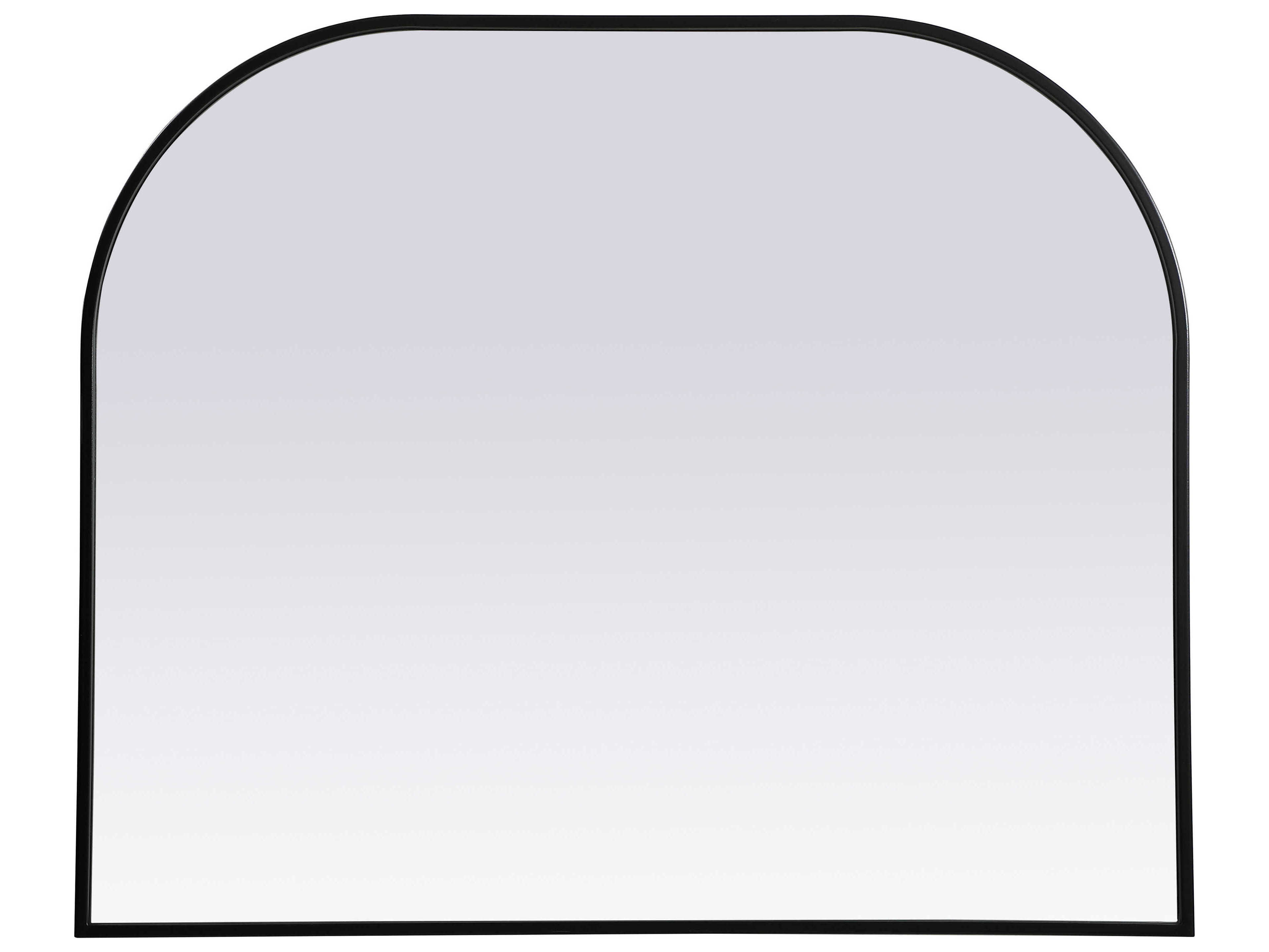 Elegant Lighting Blaire Black Arch Wall Mirror