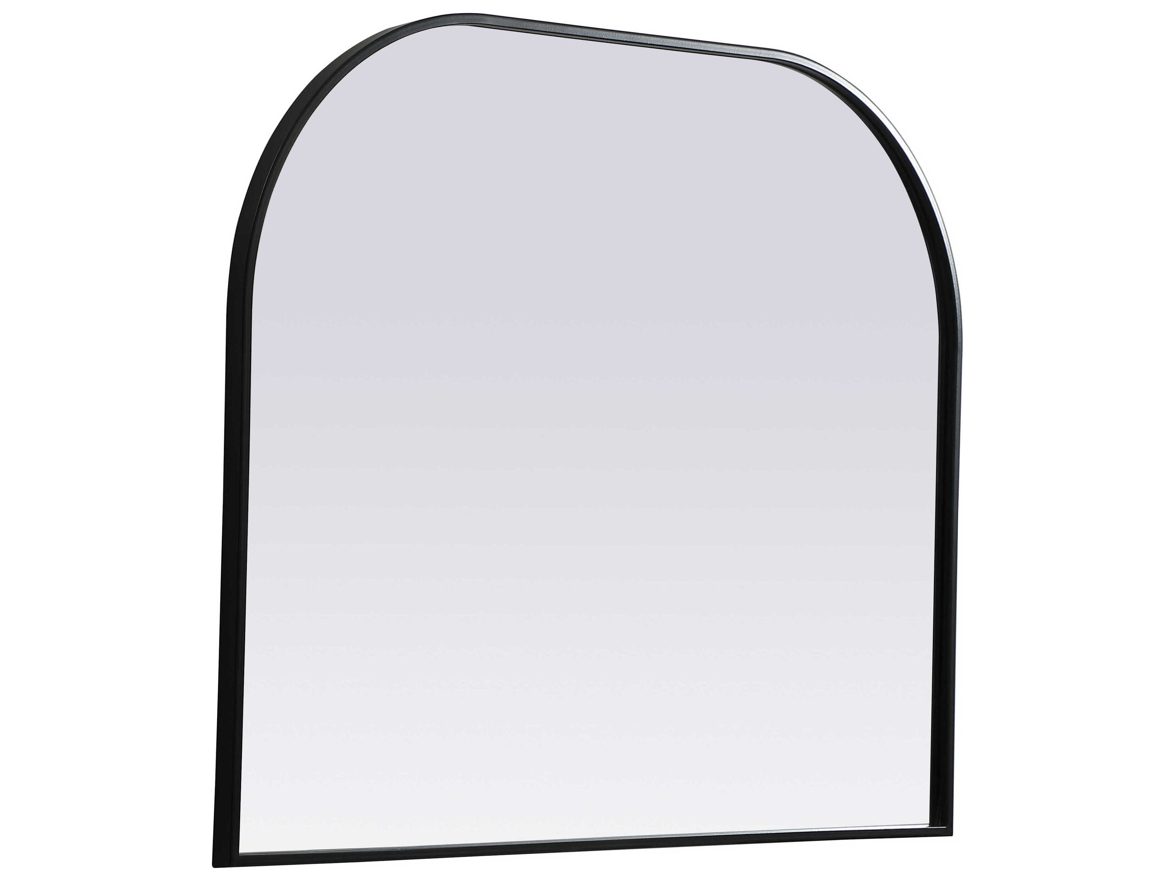 Elegant Lighting Blaire Black Arch Wall Mirror