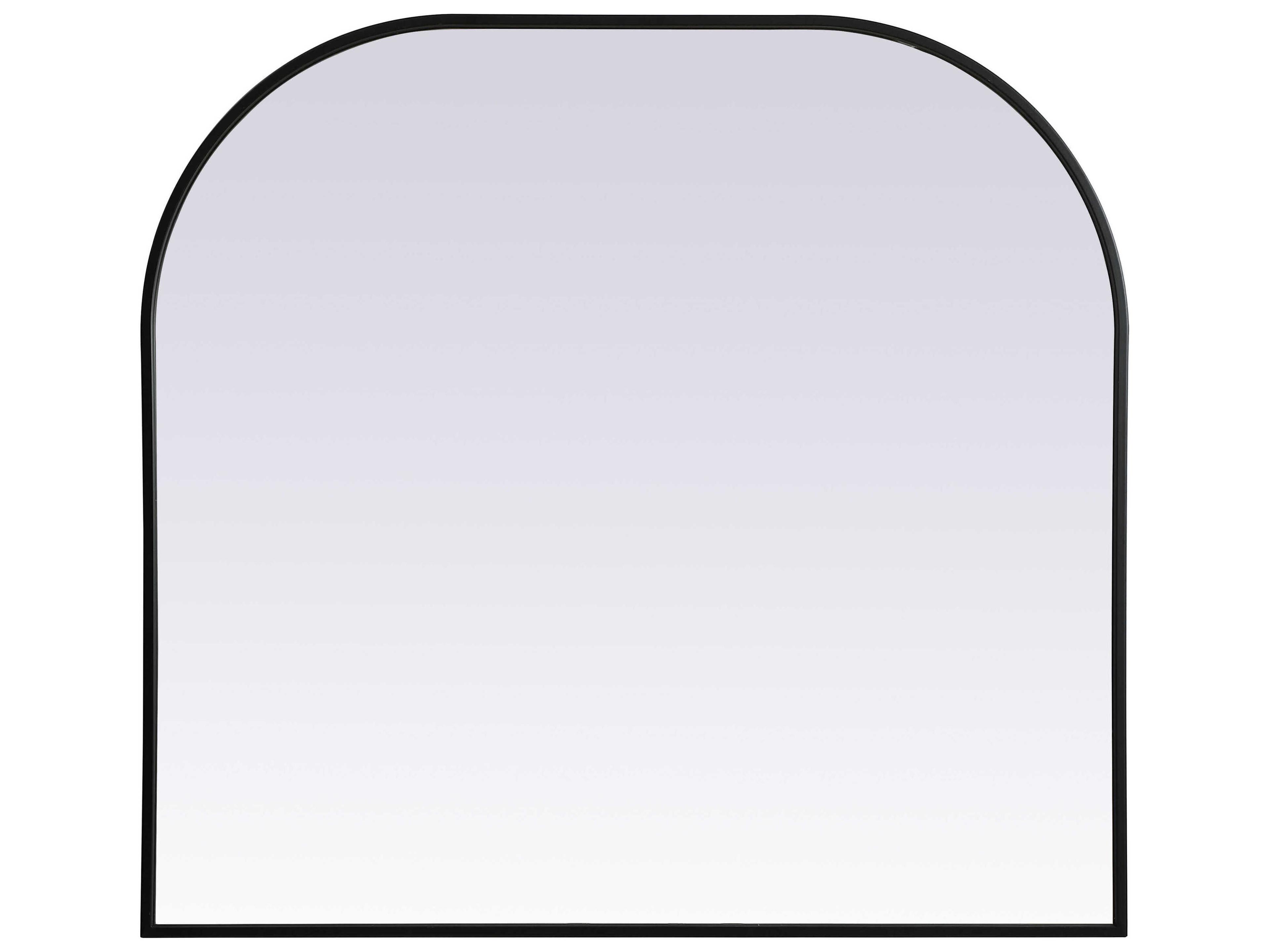 Elegant Lighting Blaire Black Arch Wall Mirror