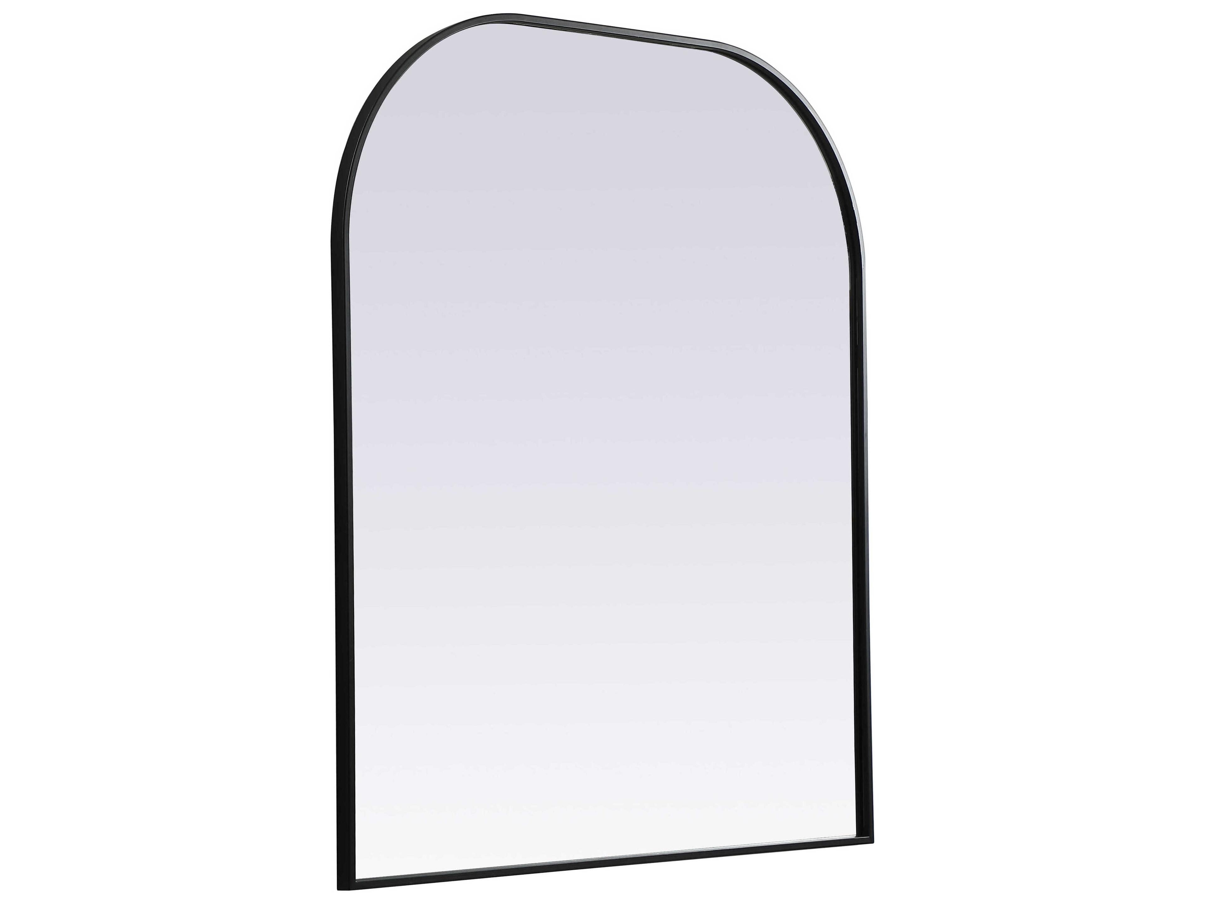 Elegant Lighting Blaire Black Arch Wall Mirror