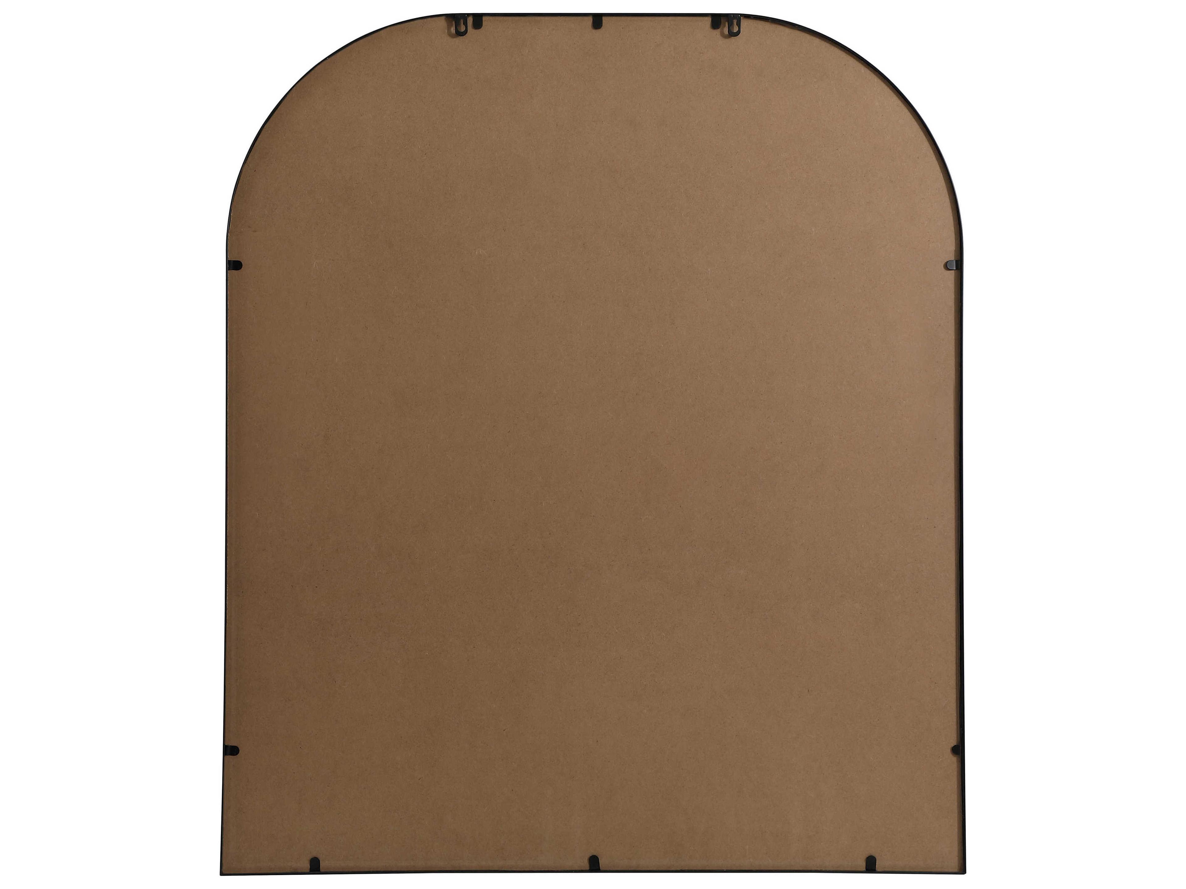 Elegant Lighting Blaire Black Arch Wall Mirror