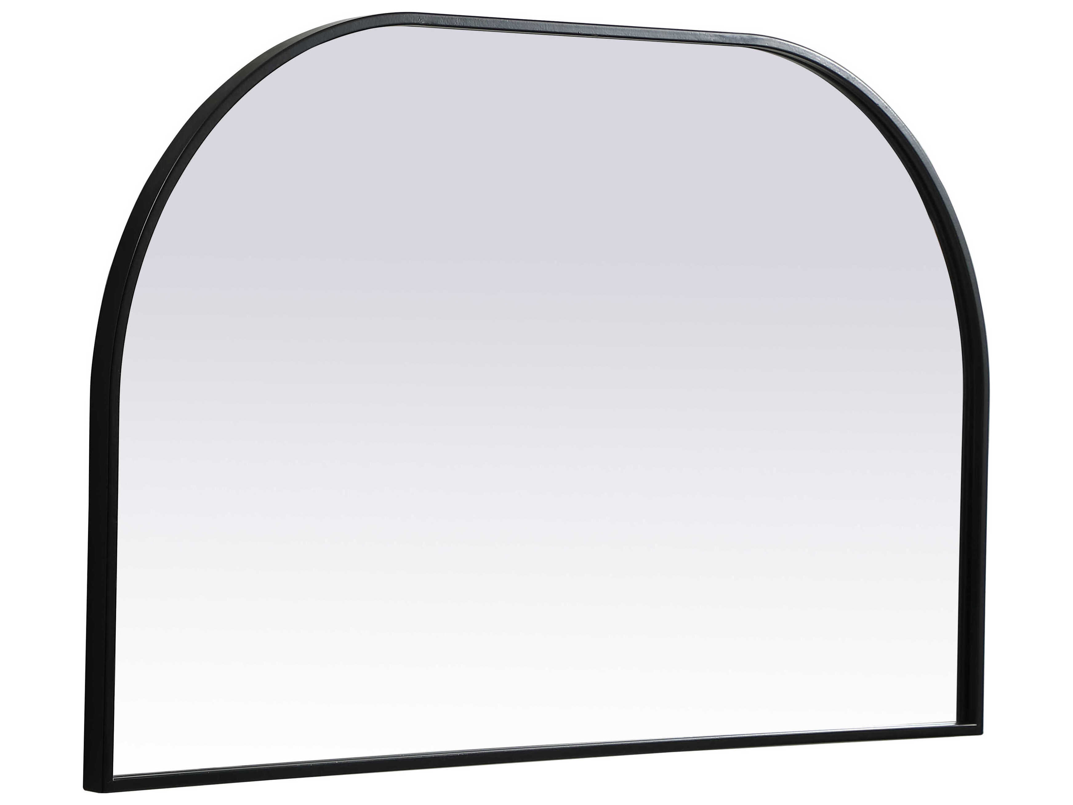 Elegant Lighting Blaire Black Arch Wall Mirror