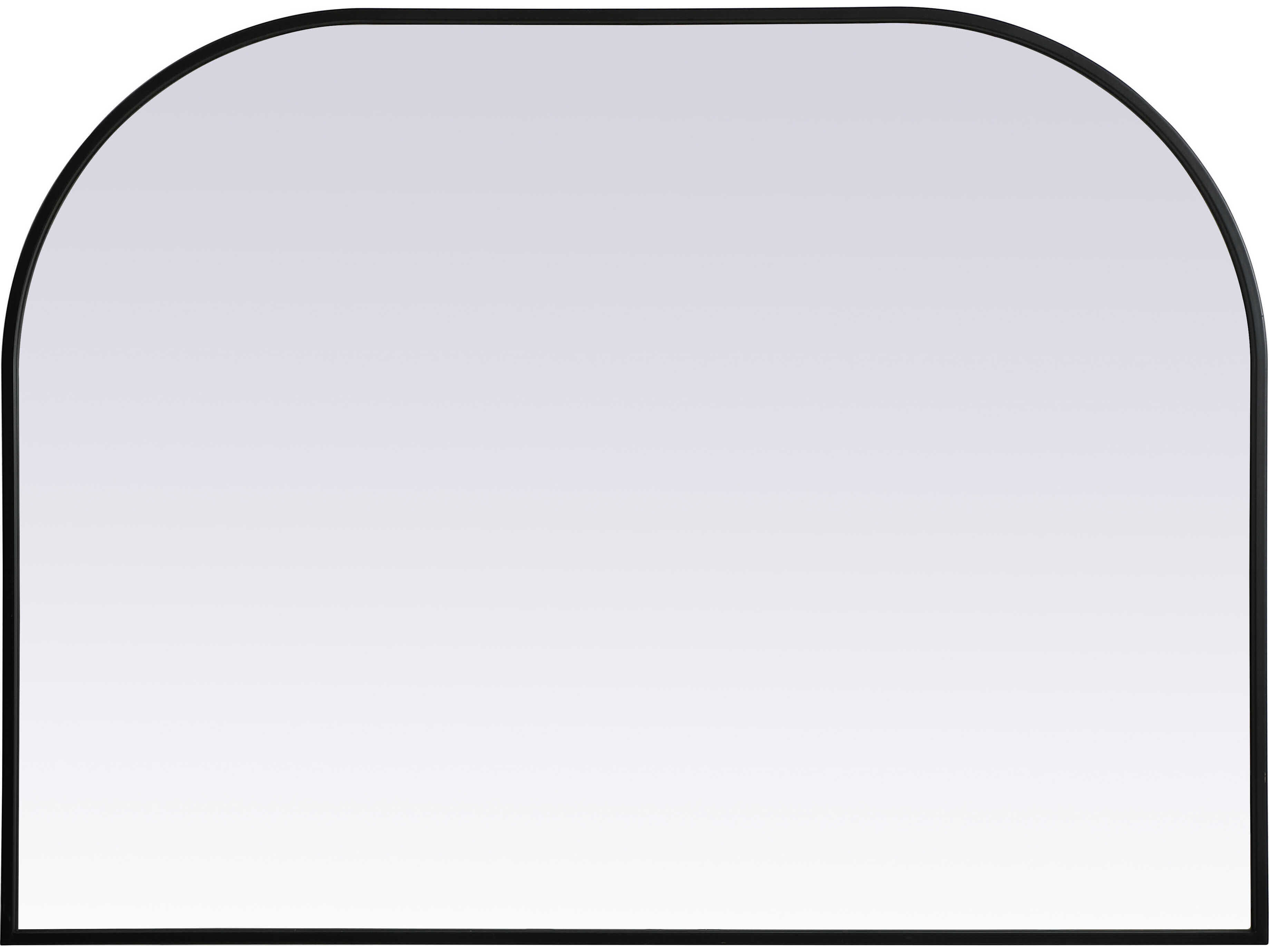 Elegant Lighting Blaire Black Arch Wall Mirror