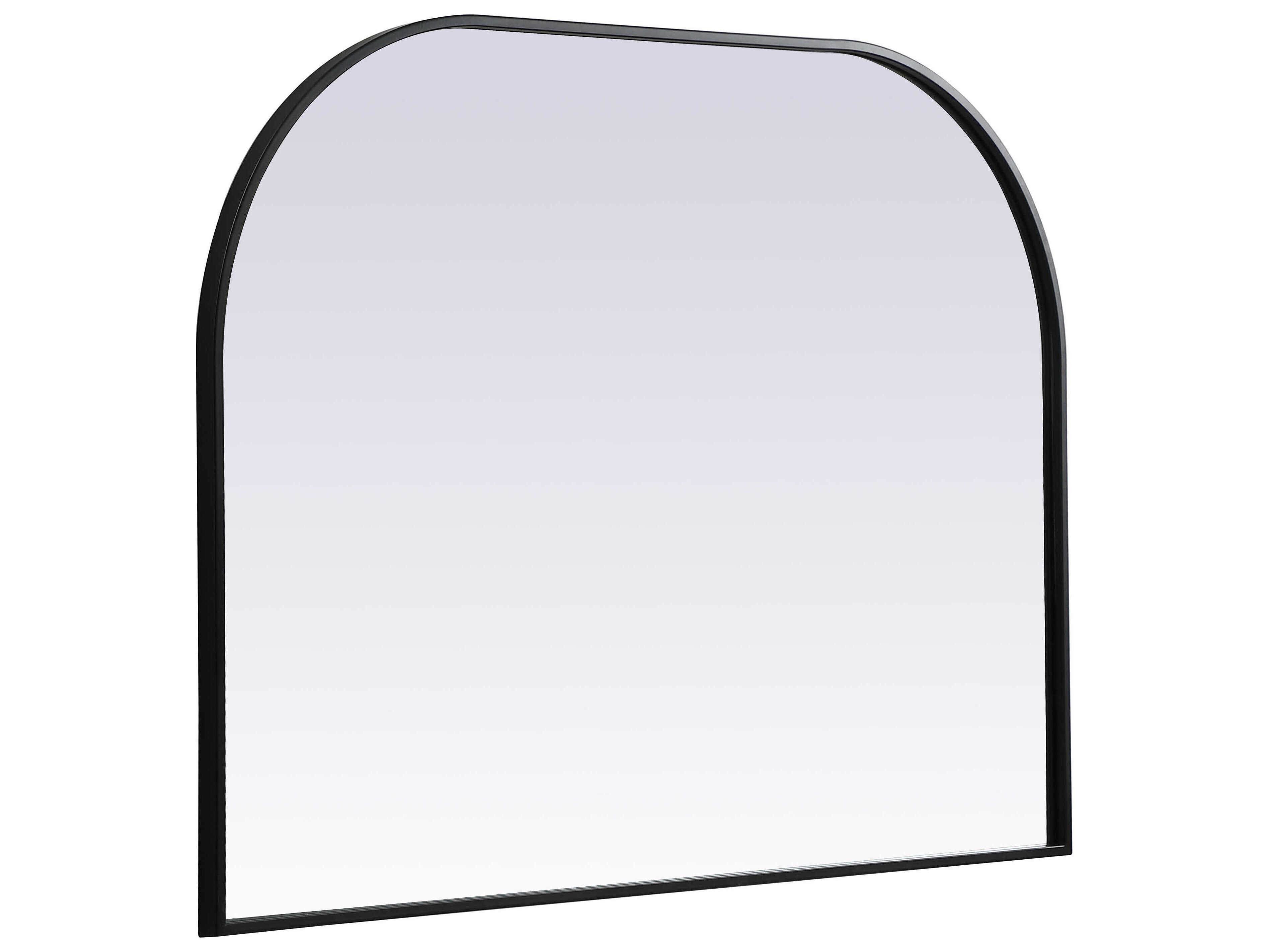 Elegant Lighting Blaire Black Arch Wall Mirror