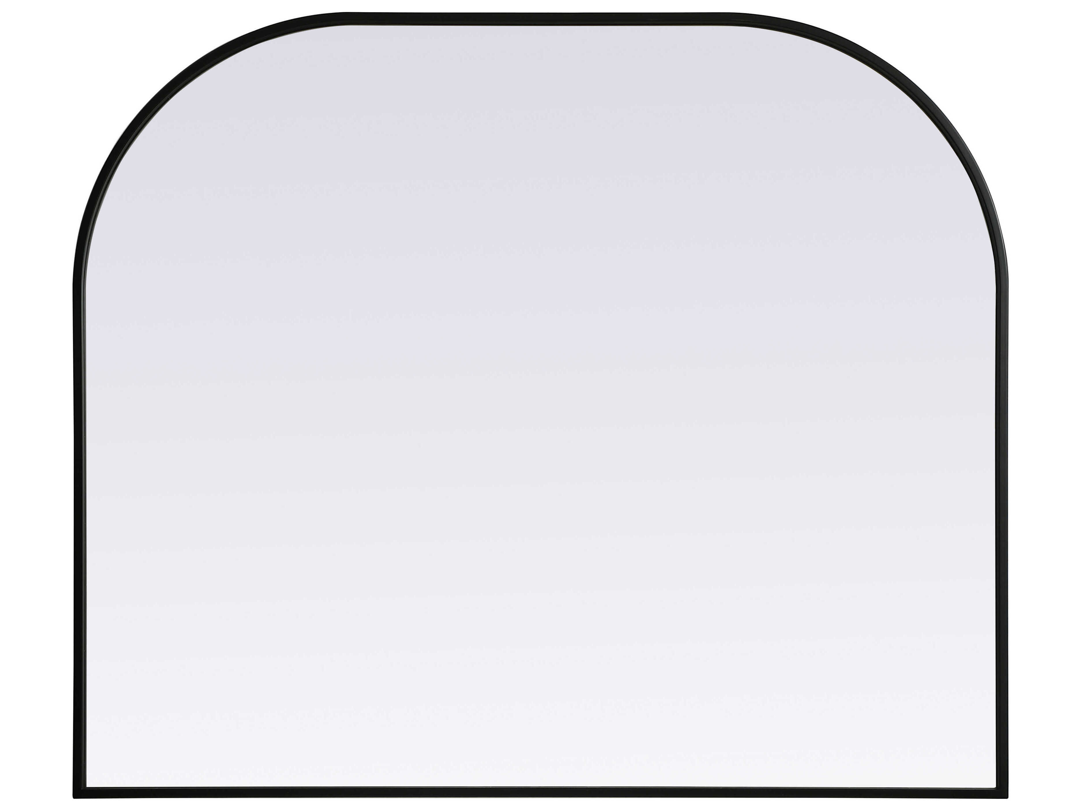 Elegant Lighting Blaire Black Arch Wall Mirror