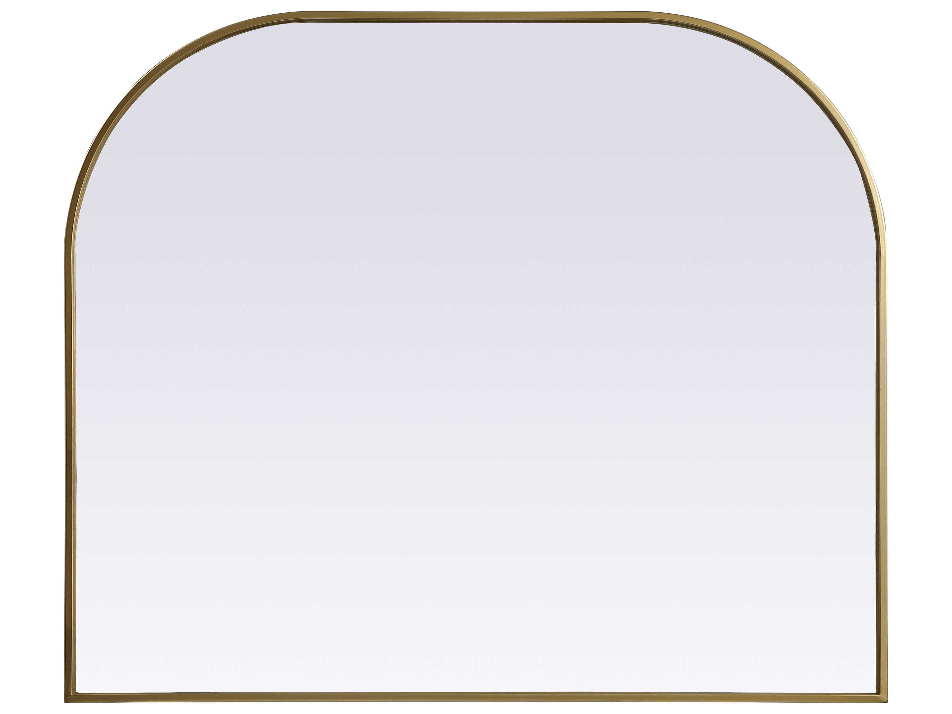 Elegant Lighting Blaire Brass Arch Wall Mirror