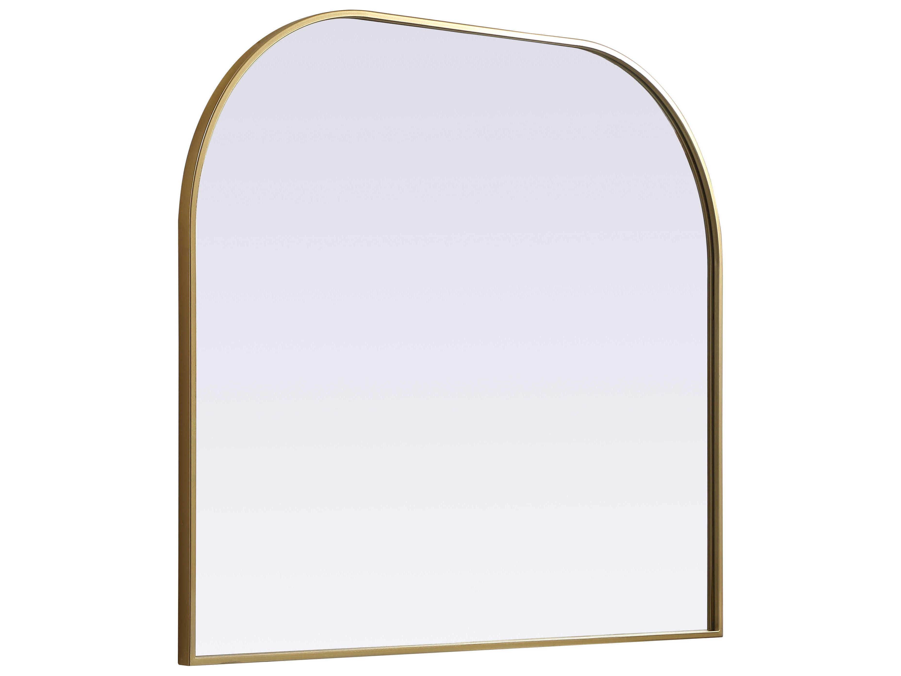 Elegant Lighting Blaire Brass Arch Wall Mirror