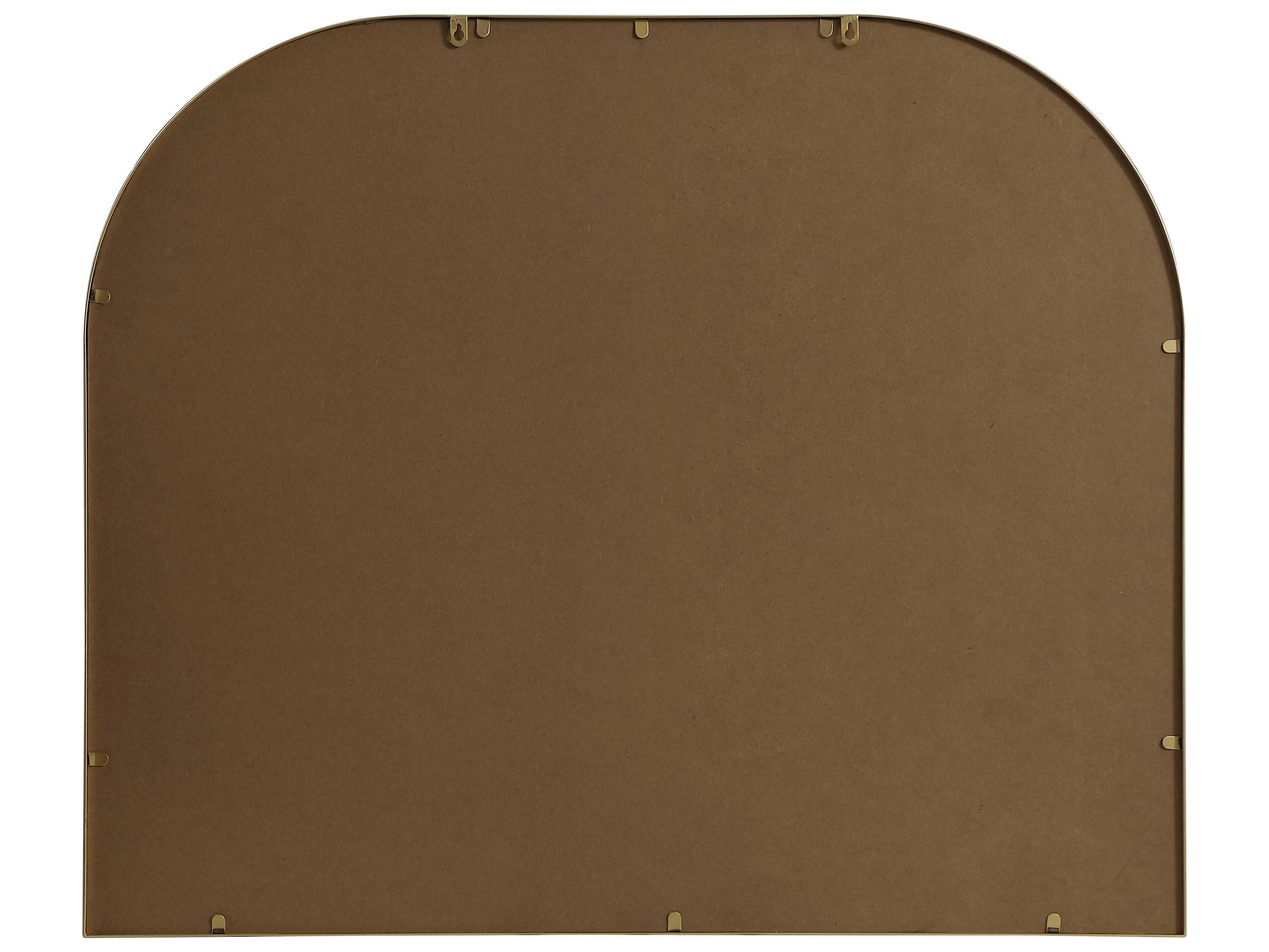 Elegant Lighting Blaire Brass Arch Wall Mirror