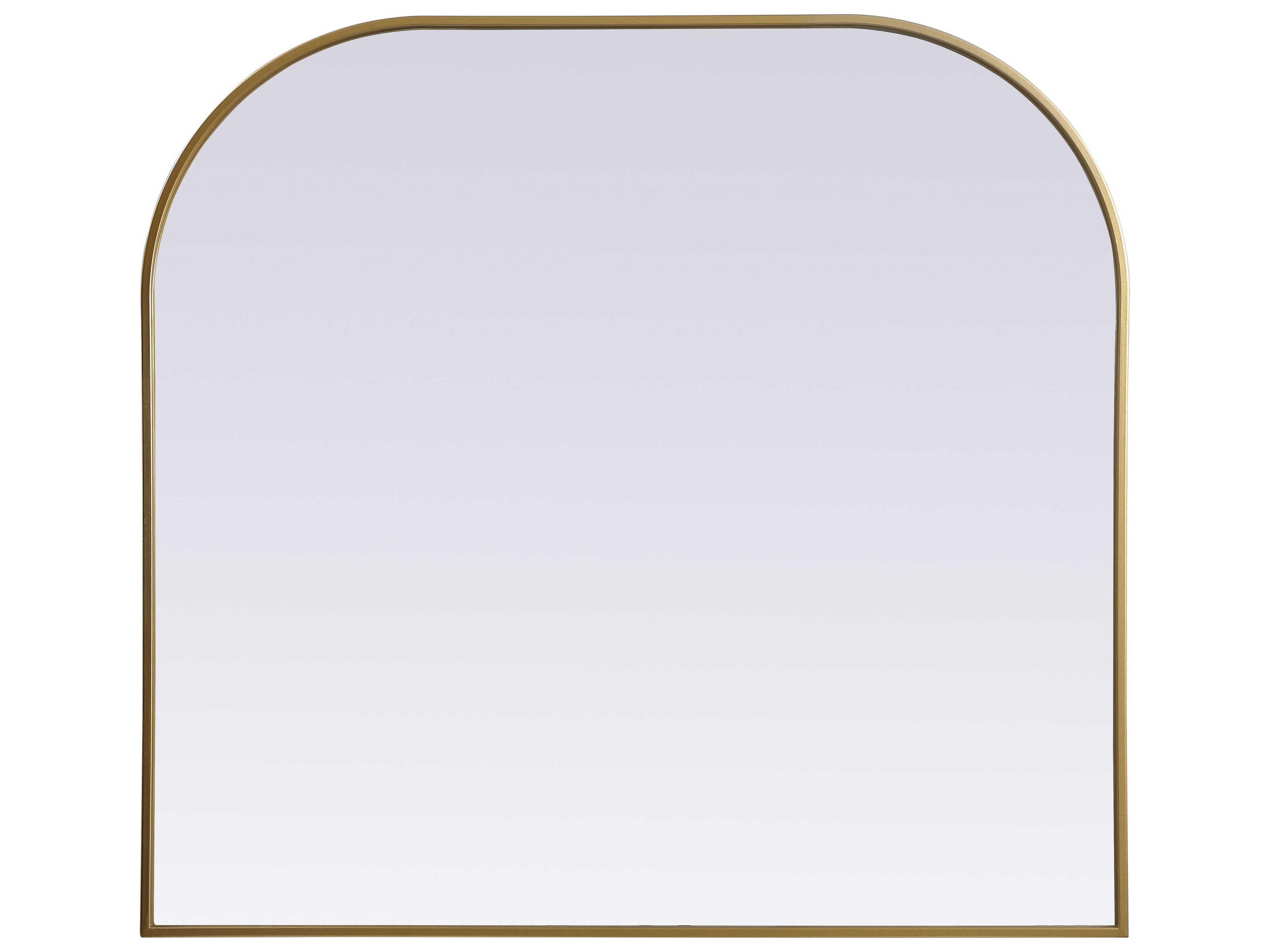 Elegant Lighting Blaire Brass Arch Wall Mirror