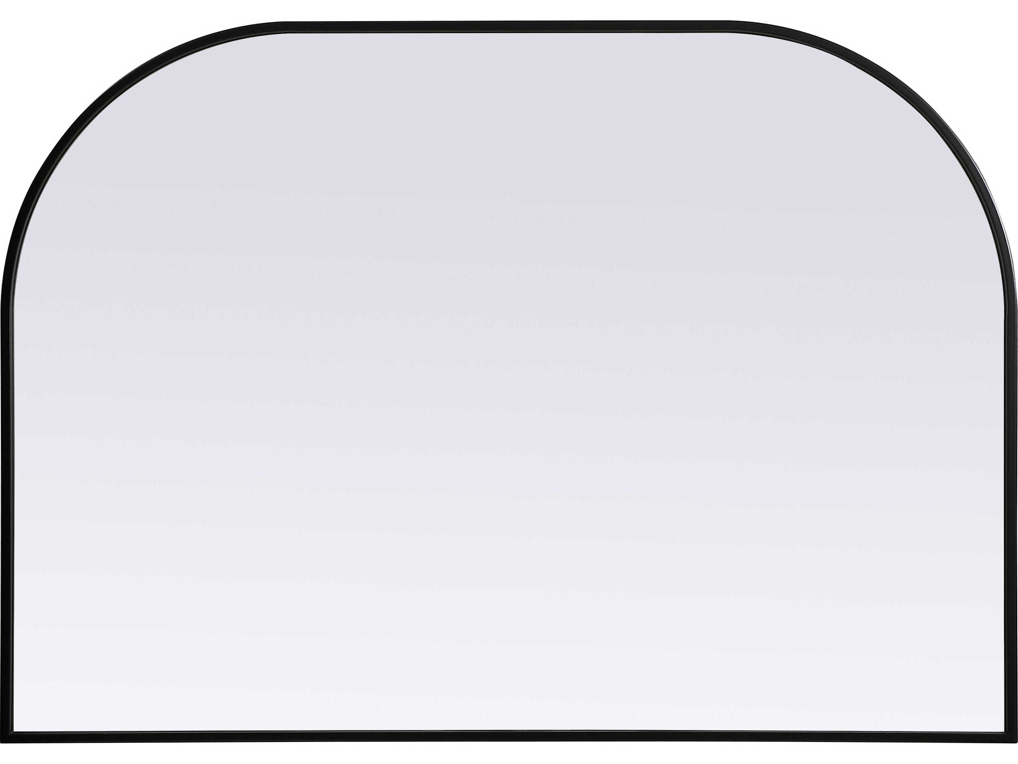 Elegant Lighting Blaire Black Arch Wall Mirror