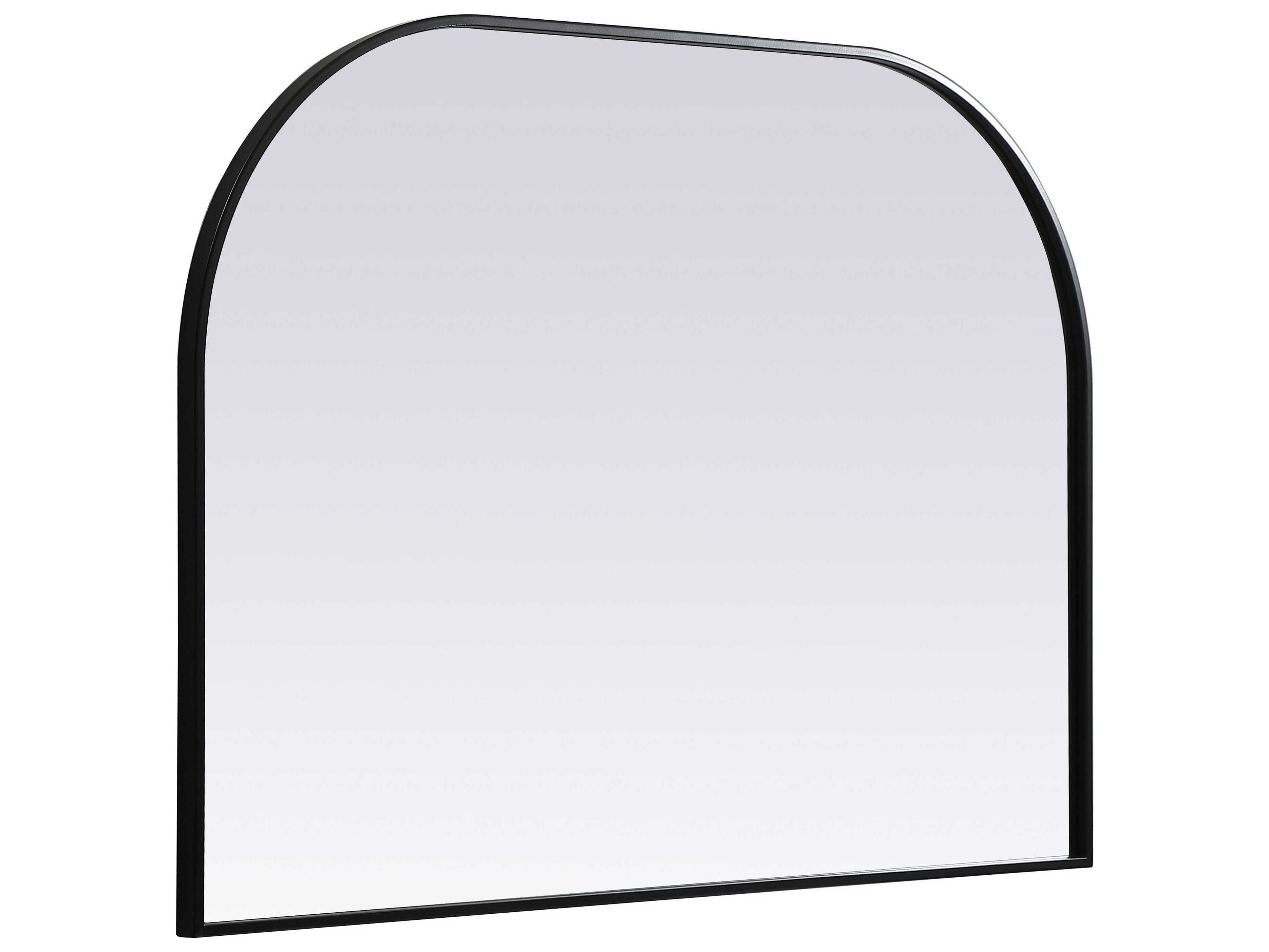 Elegant Lighting Blaire Black Arch Wall Mirror