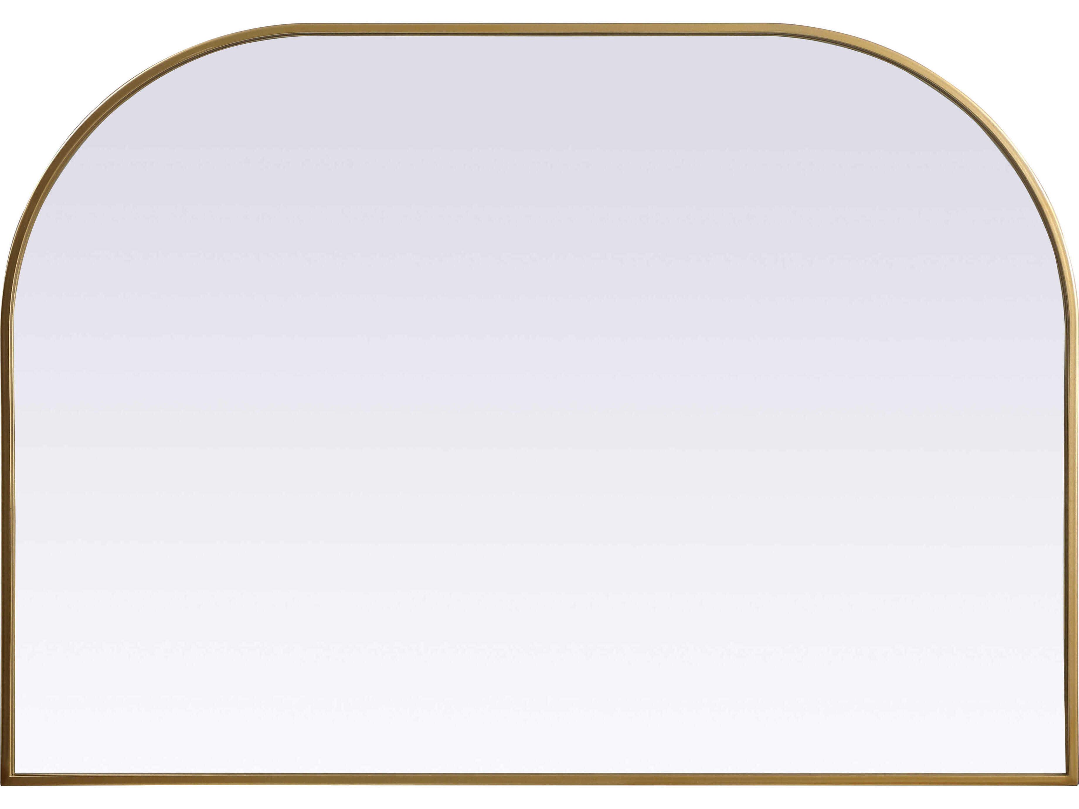 Elegant Lighting Blaire Brass Arch Wall Mirror