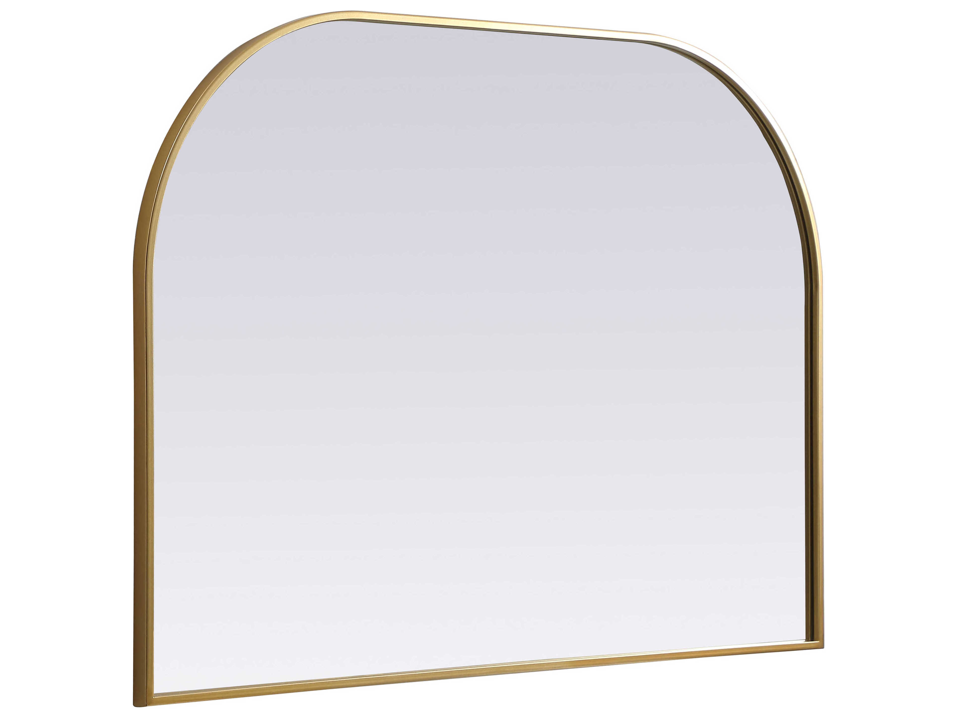 Elegant Lighting Blaire Brass Arch Wall Mirror