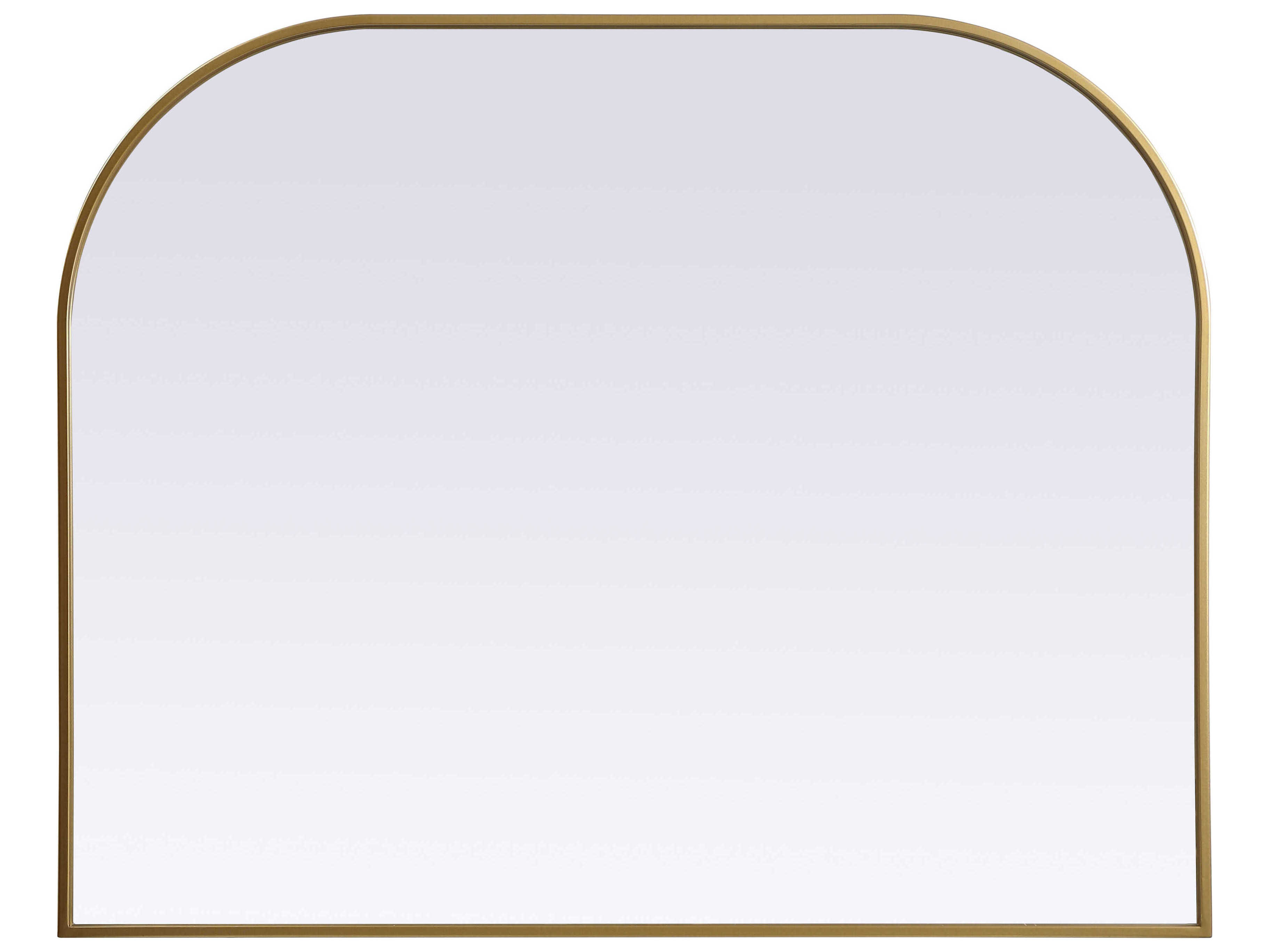 Elegant Lighting Blaire Brass Arch Wall Mirror