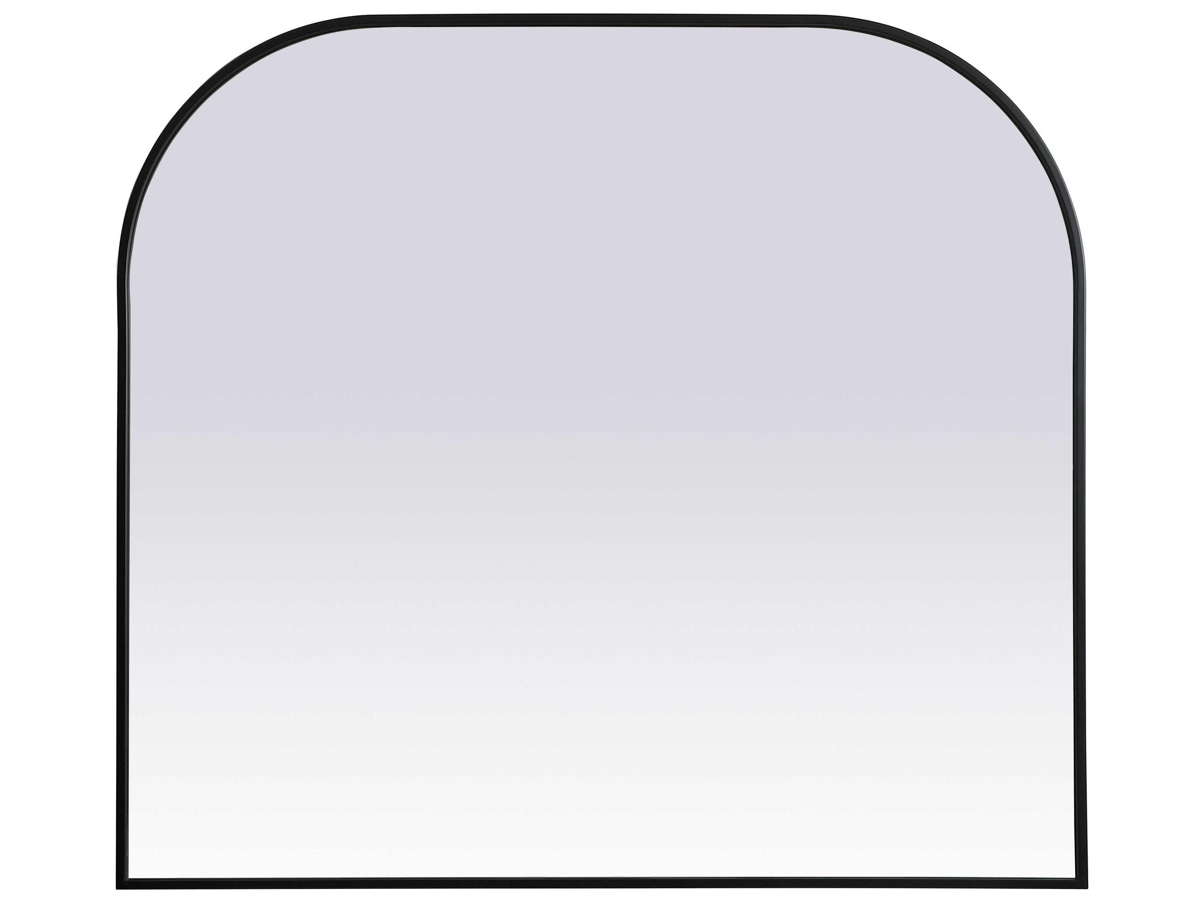 Elegant Lighting Blaire Black Arch Wall Mirror