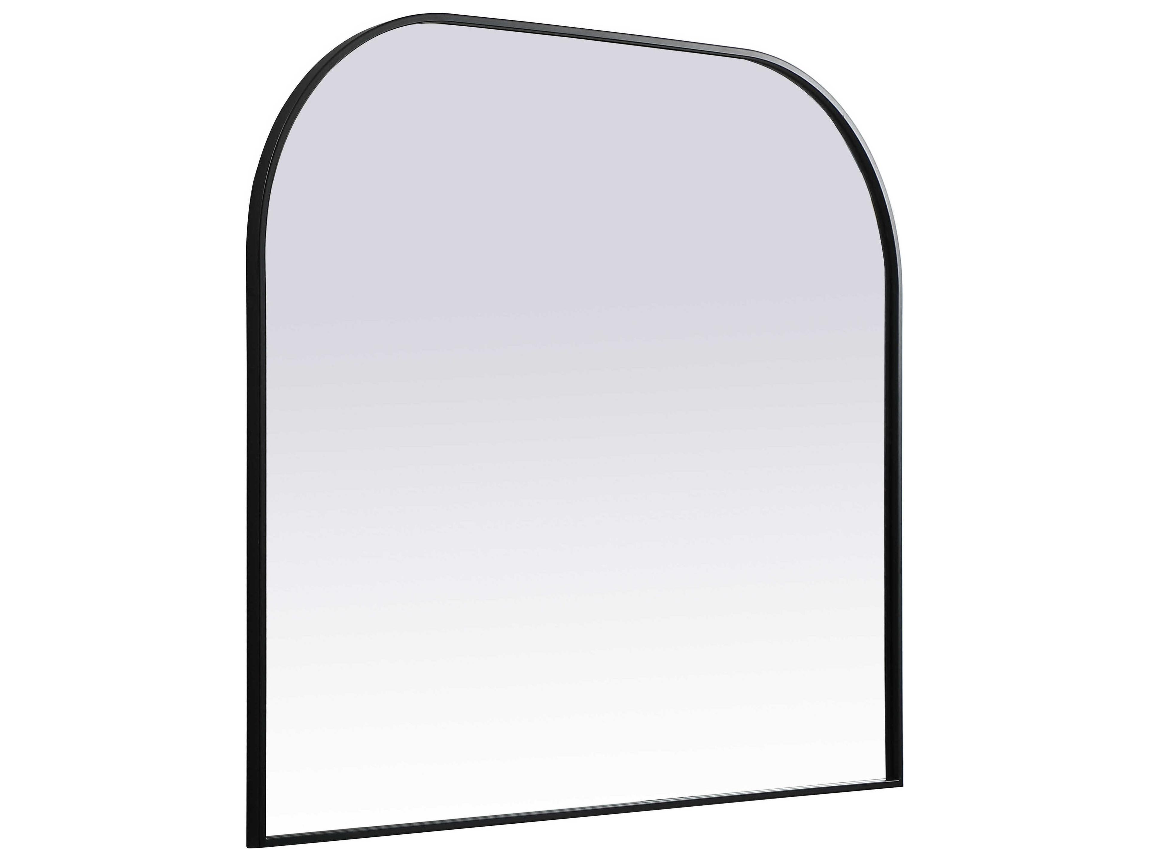 Elegant Lighting Blaire Black Arch Wall Mirror