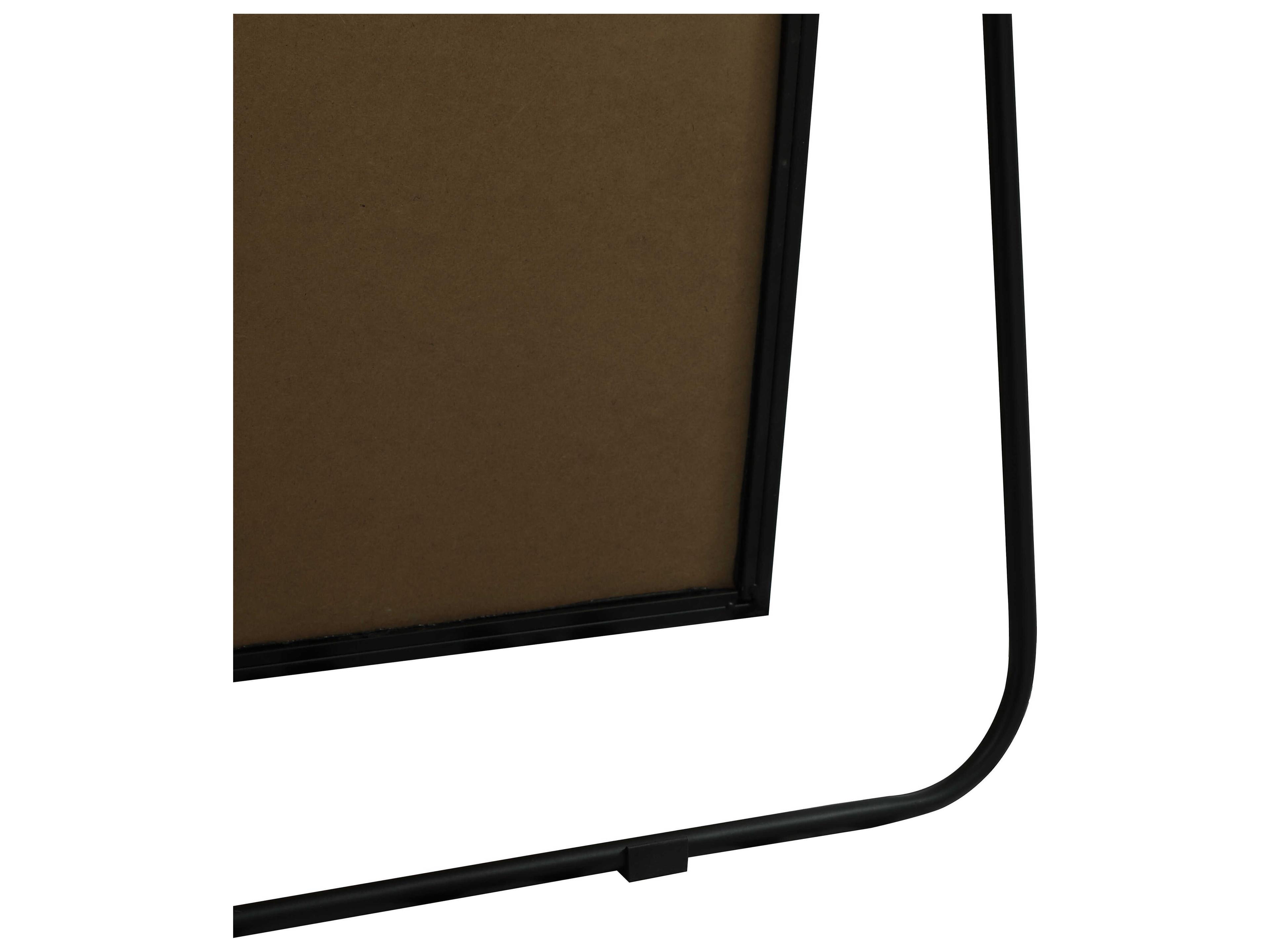 Elegant Lighting Blaire Black Arch Floor Mirror