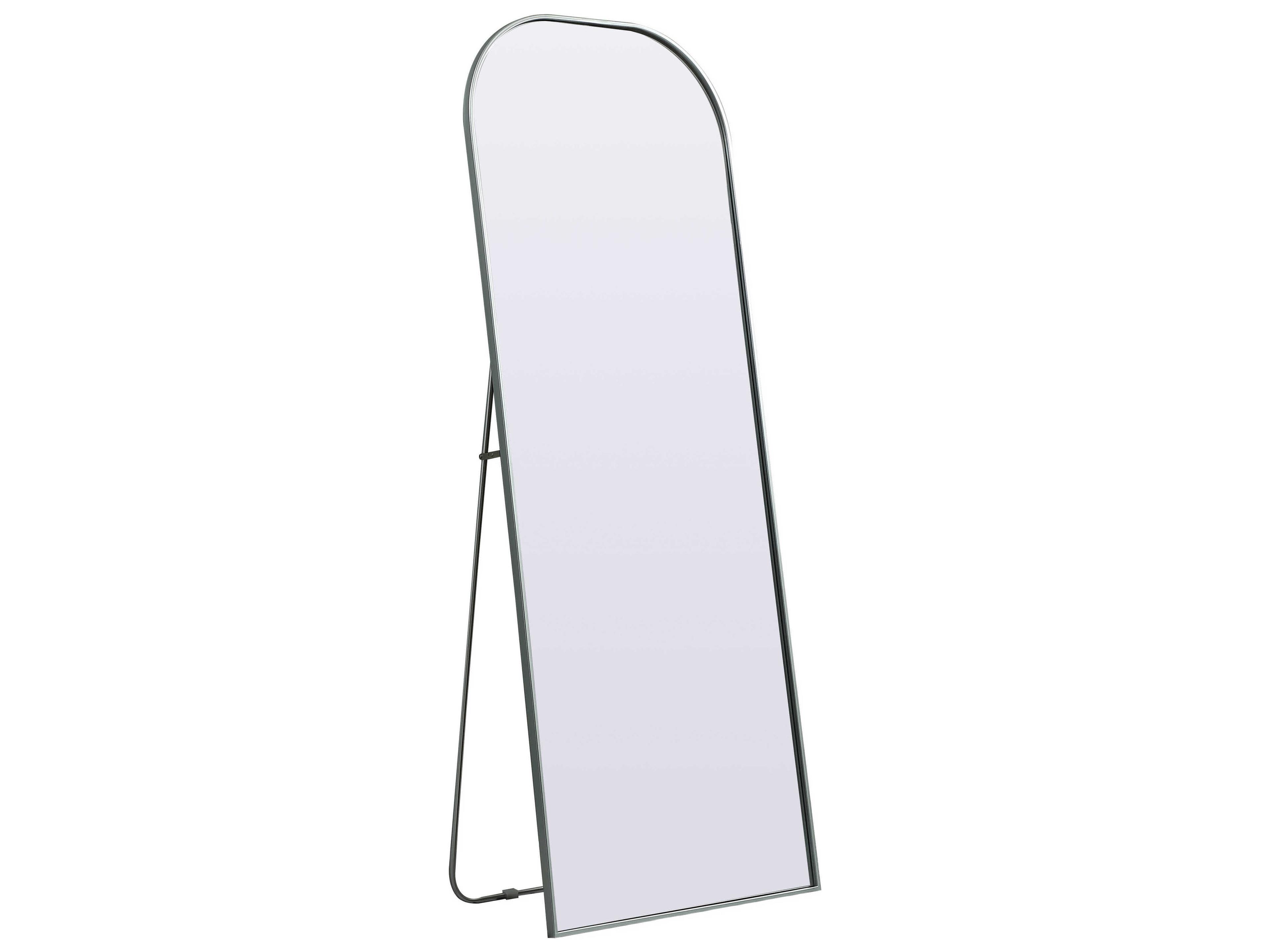Elegant Lighting Blaire Silver Arch Floor Mirror