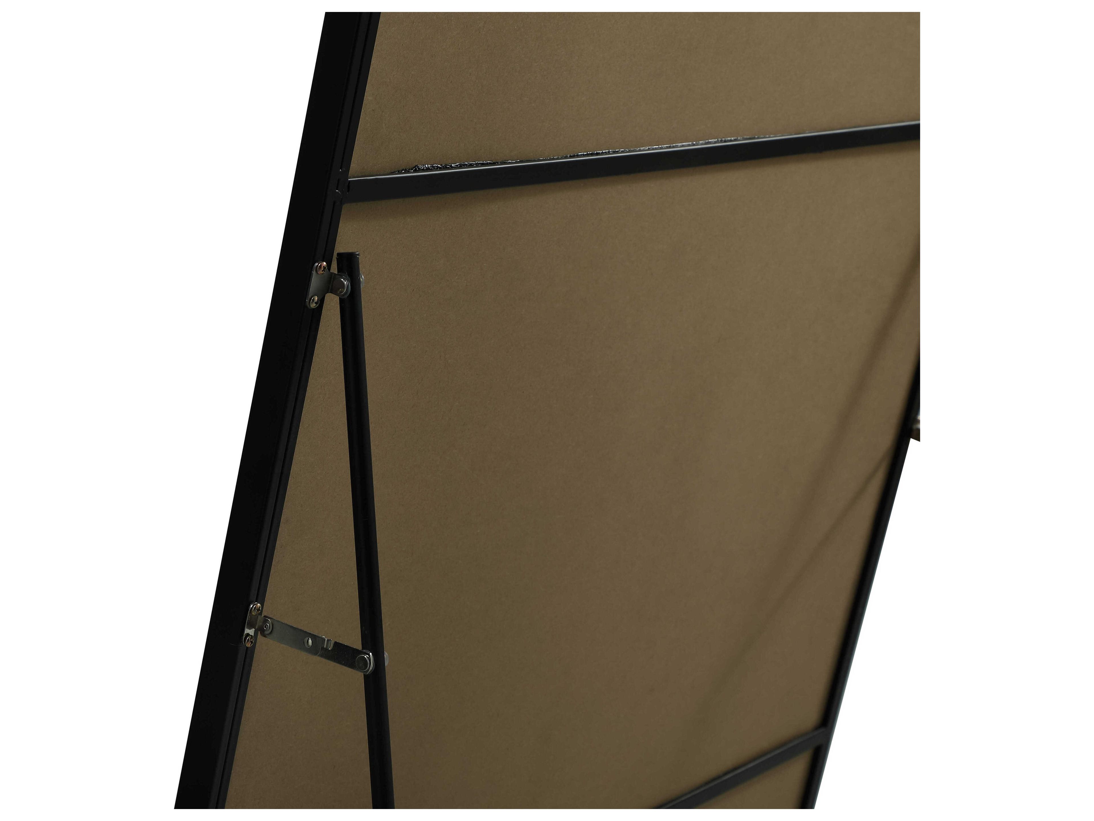 Elegant Lighting Blaire Black Arch Floor Mirror