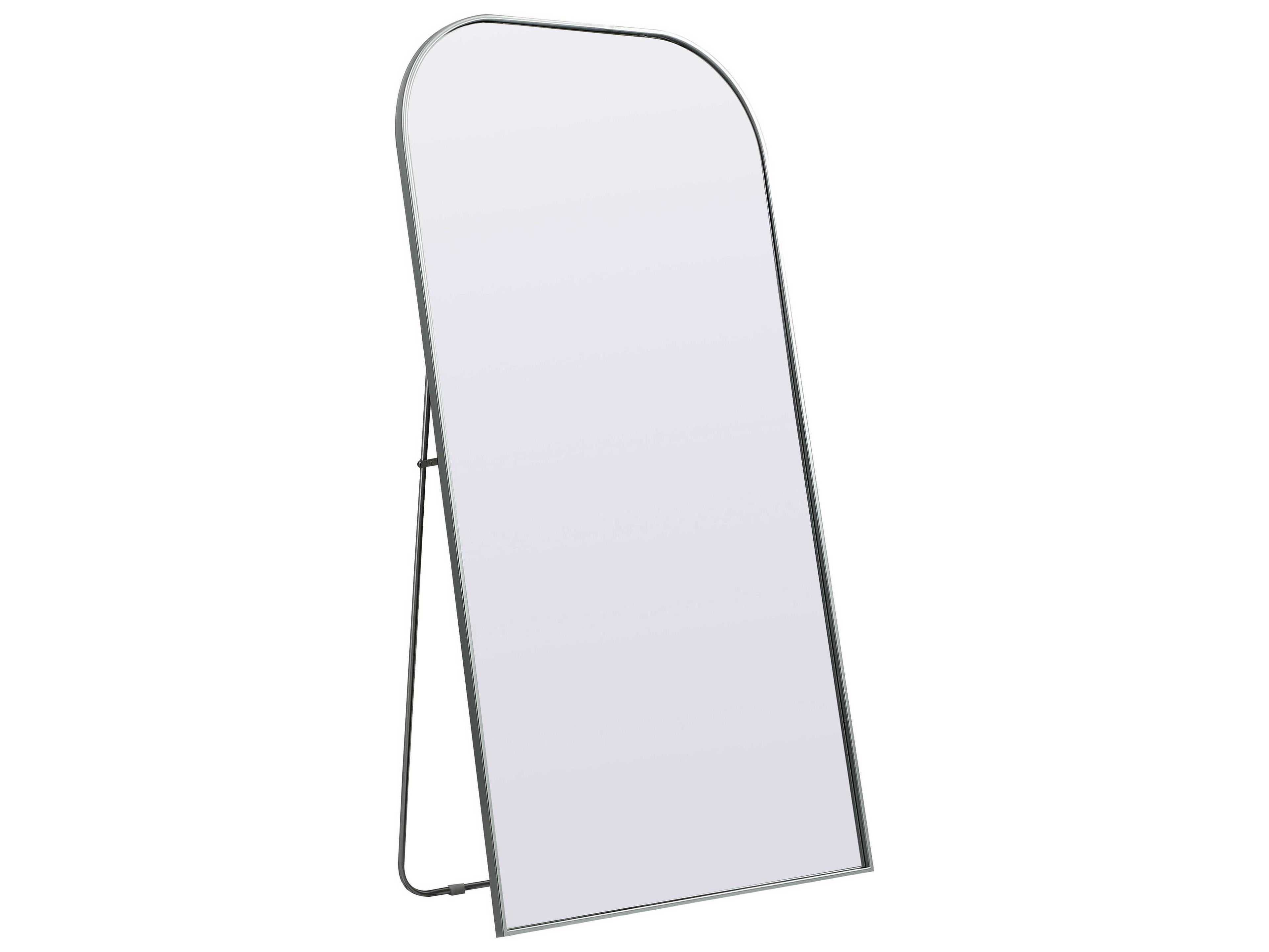 Elegant Lighting Blaire Silver Arch Floor Mirror