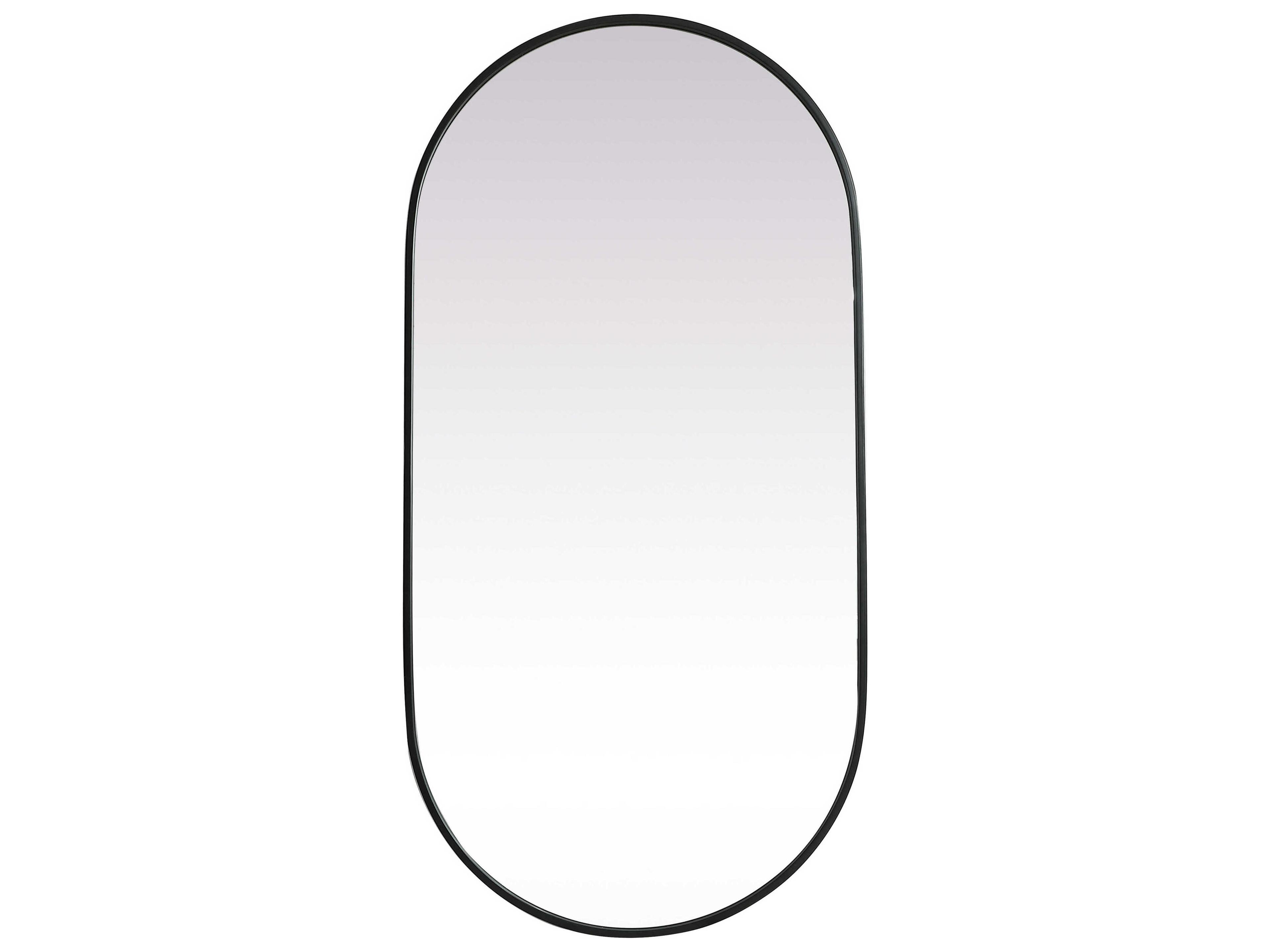 Elegant Lighting Asha Oval Wall Mirror