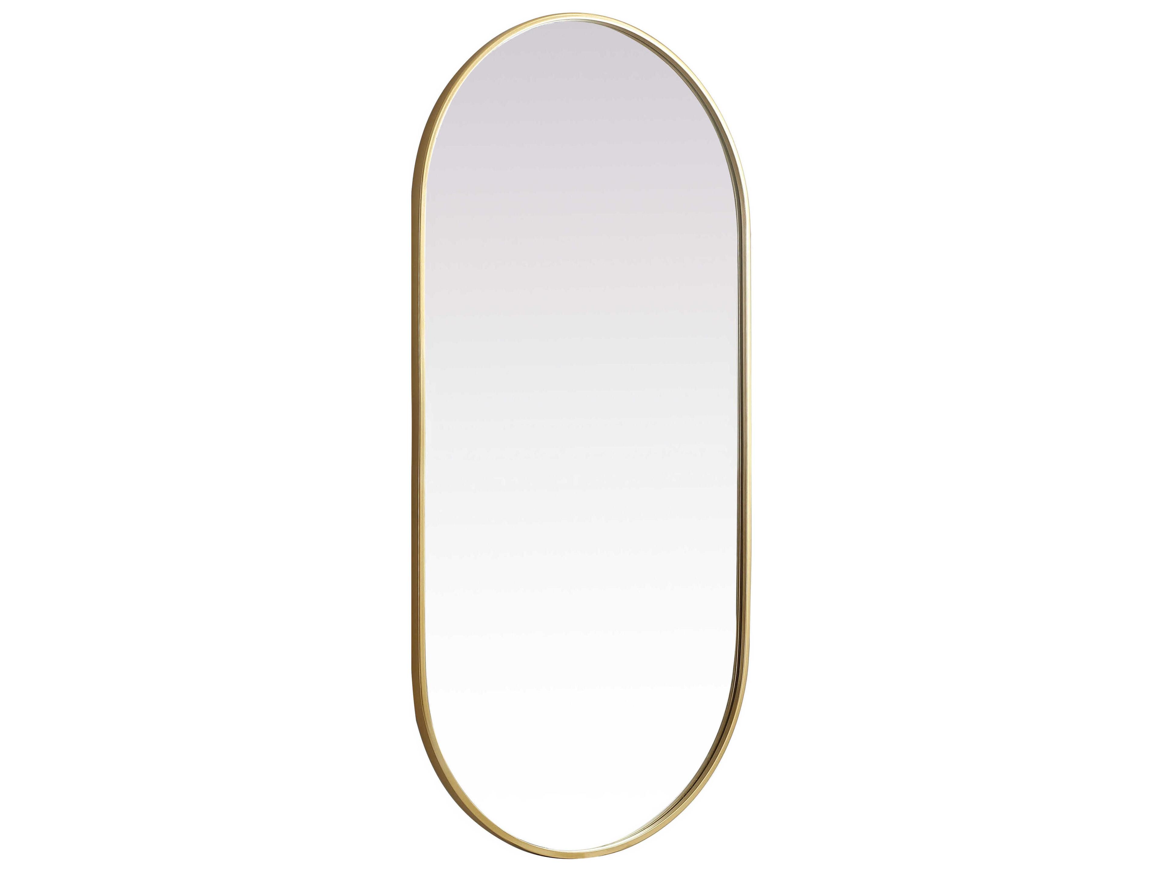 Elegant Lighting Asha Oval Wall Mirror