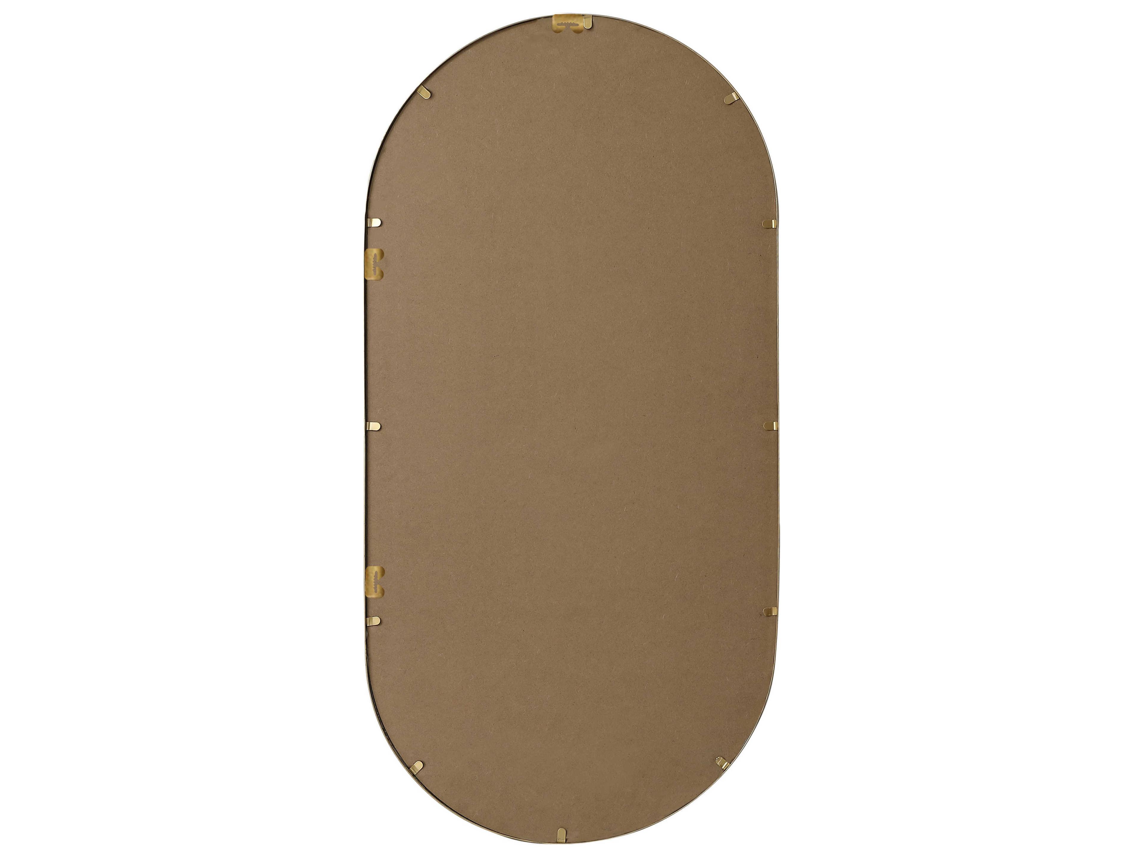 Elegant Lighting Asha Oval Wall Mirror