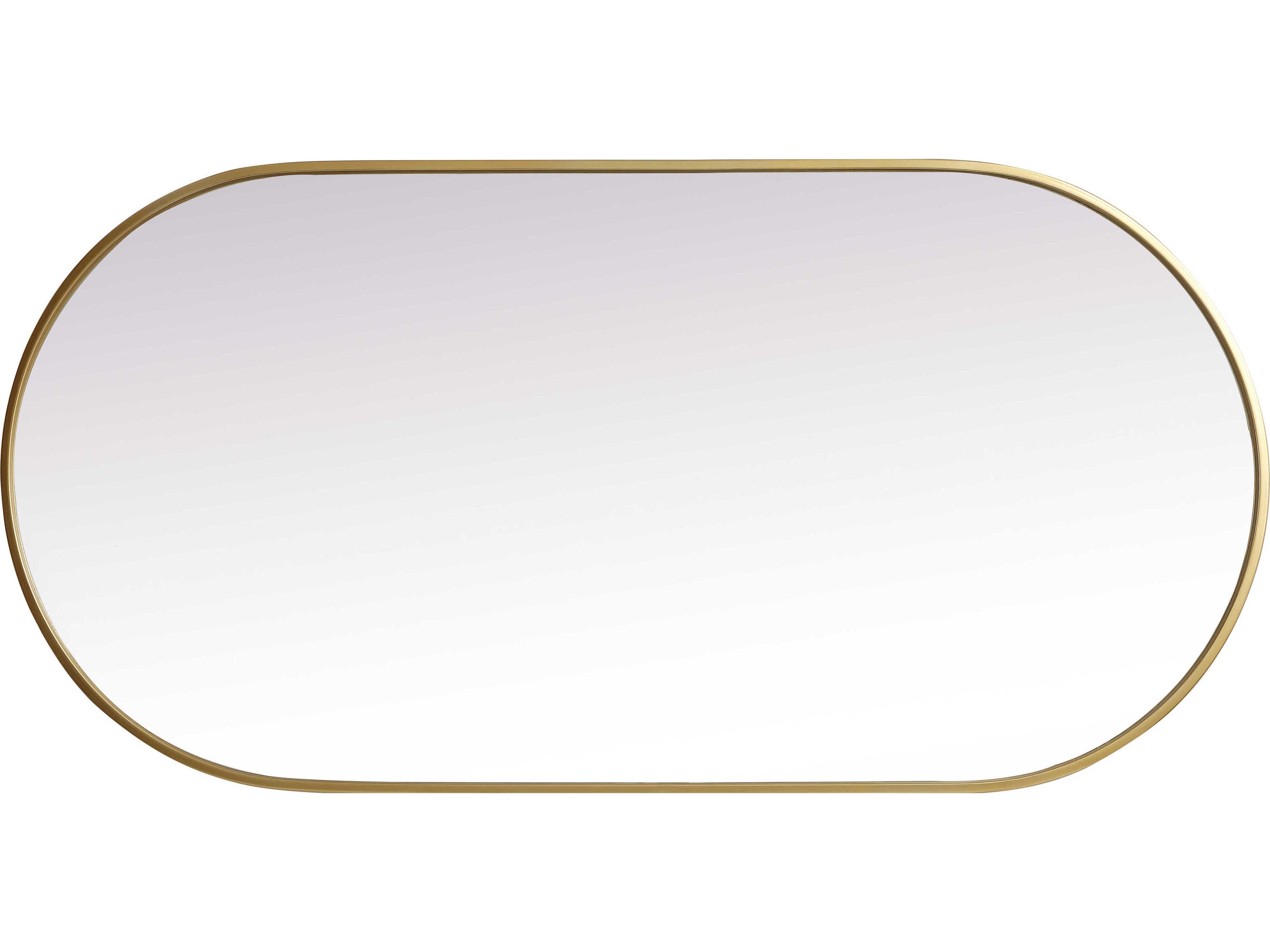 Elegant Lighting Asha Oval Wall Mirror