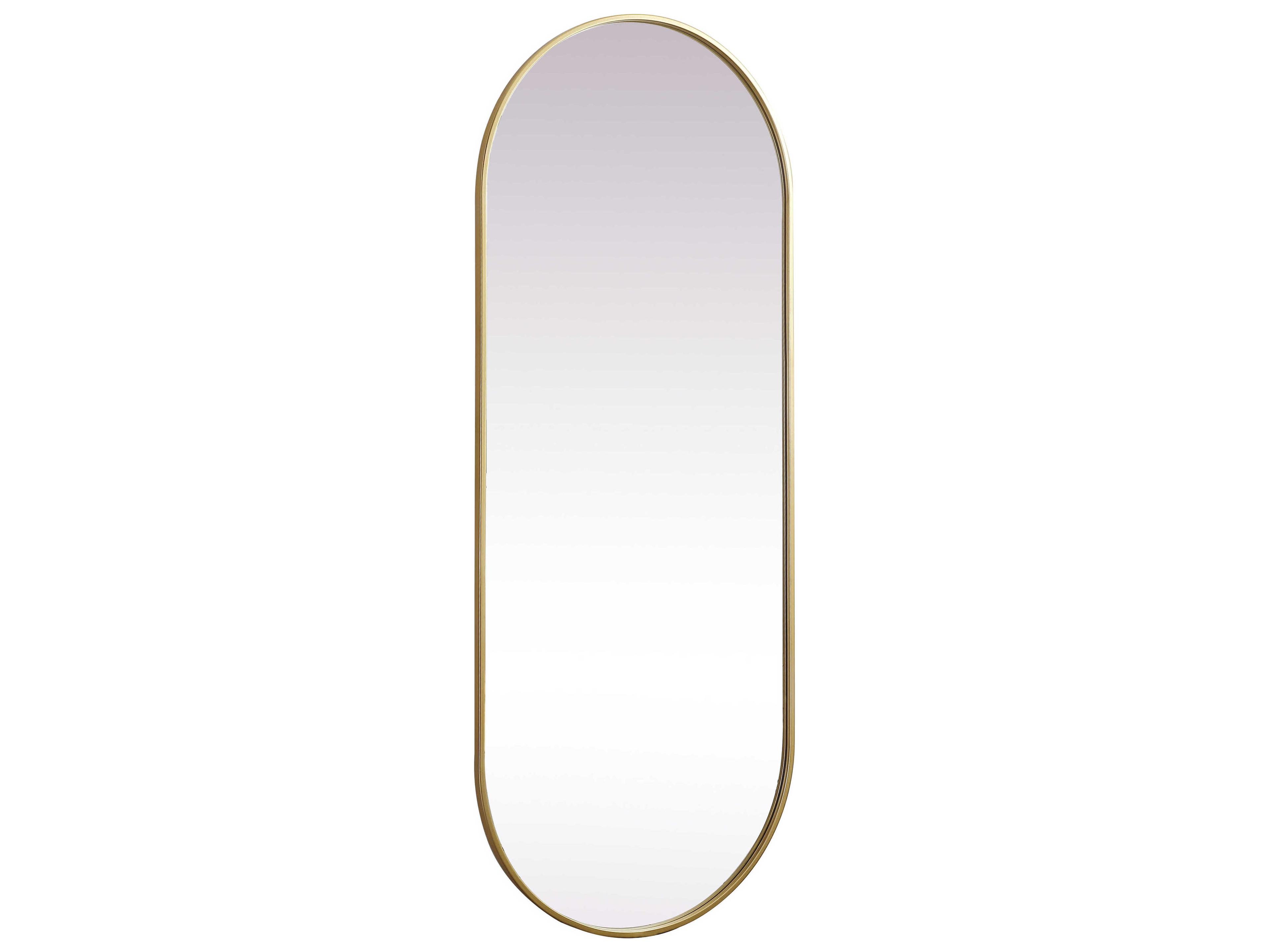 Elegant Lighting Asha Oval Wall Mirror