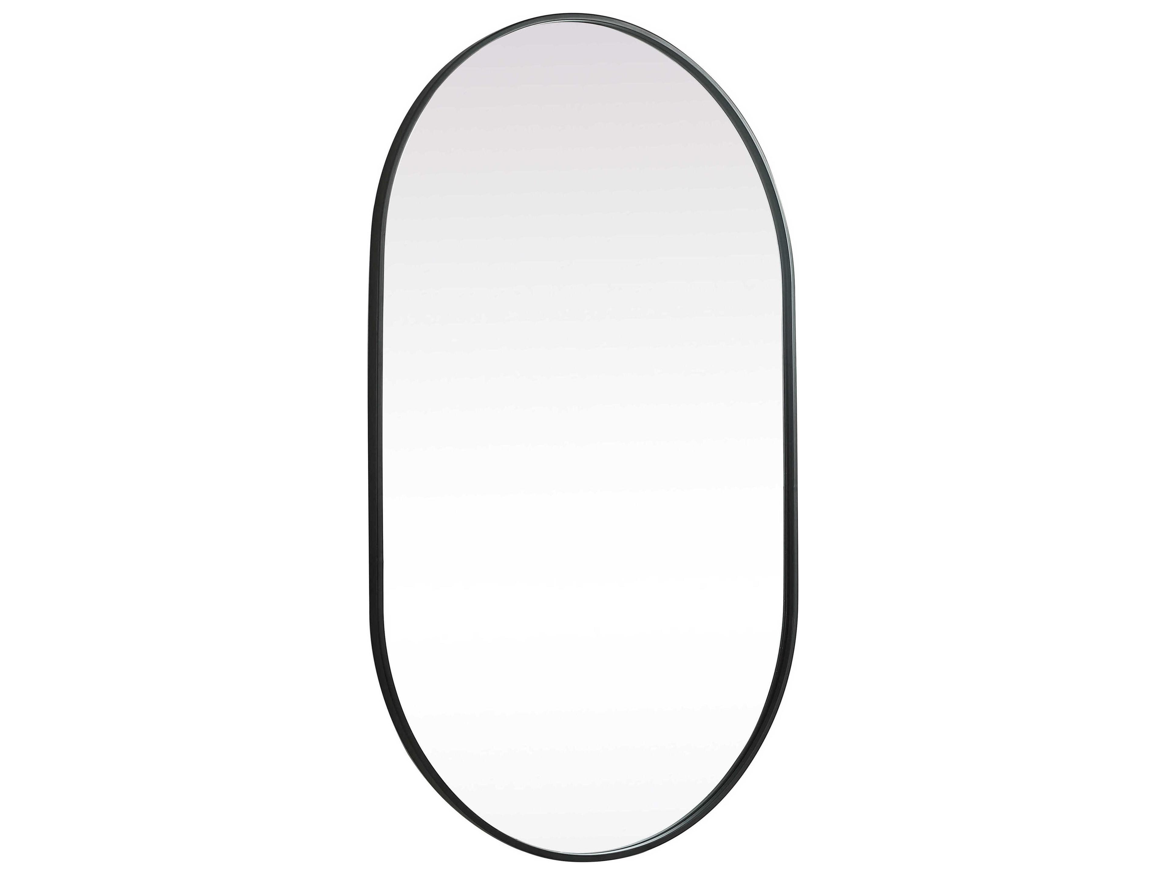Elegant Lighting Asha Oval Wall Mirror
