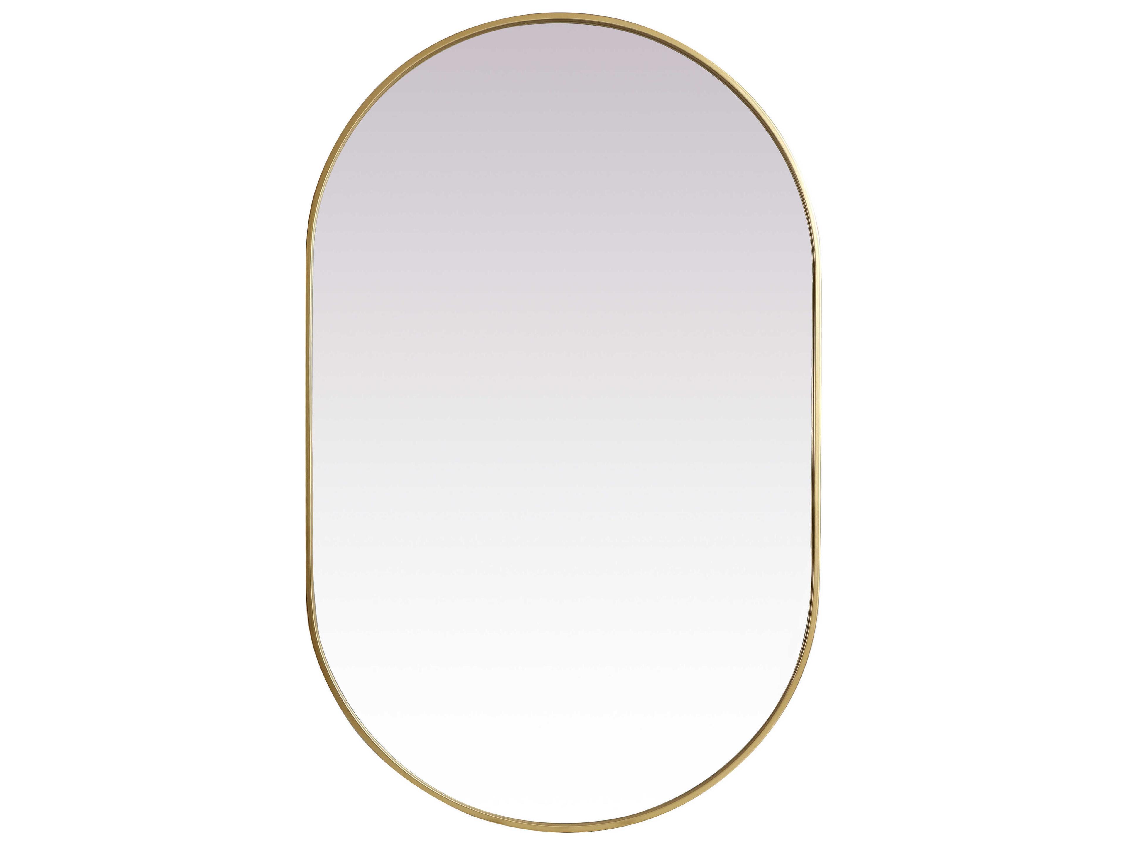 Elegant Lighting Asha Oval Wall Mirror