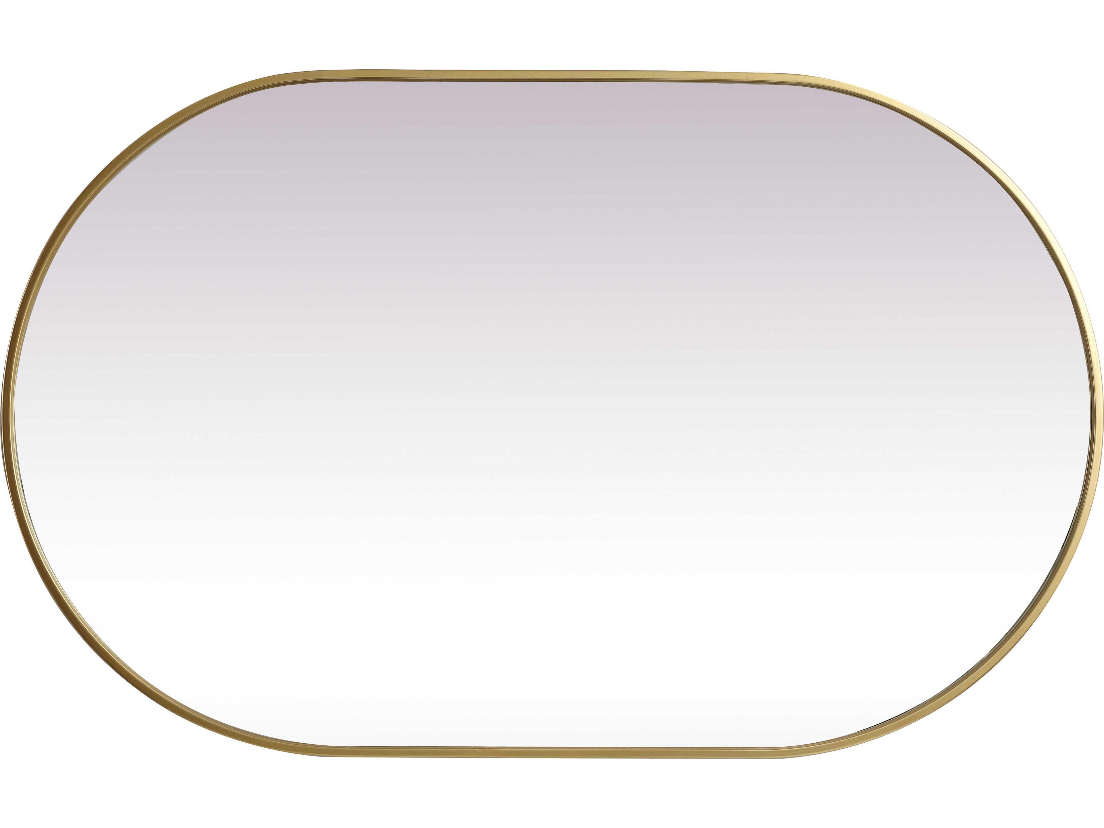 Elegant Lighting Asha Oval Wall Mirror