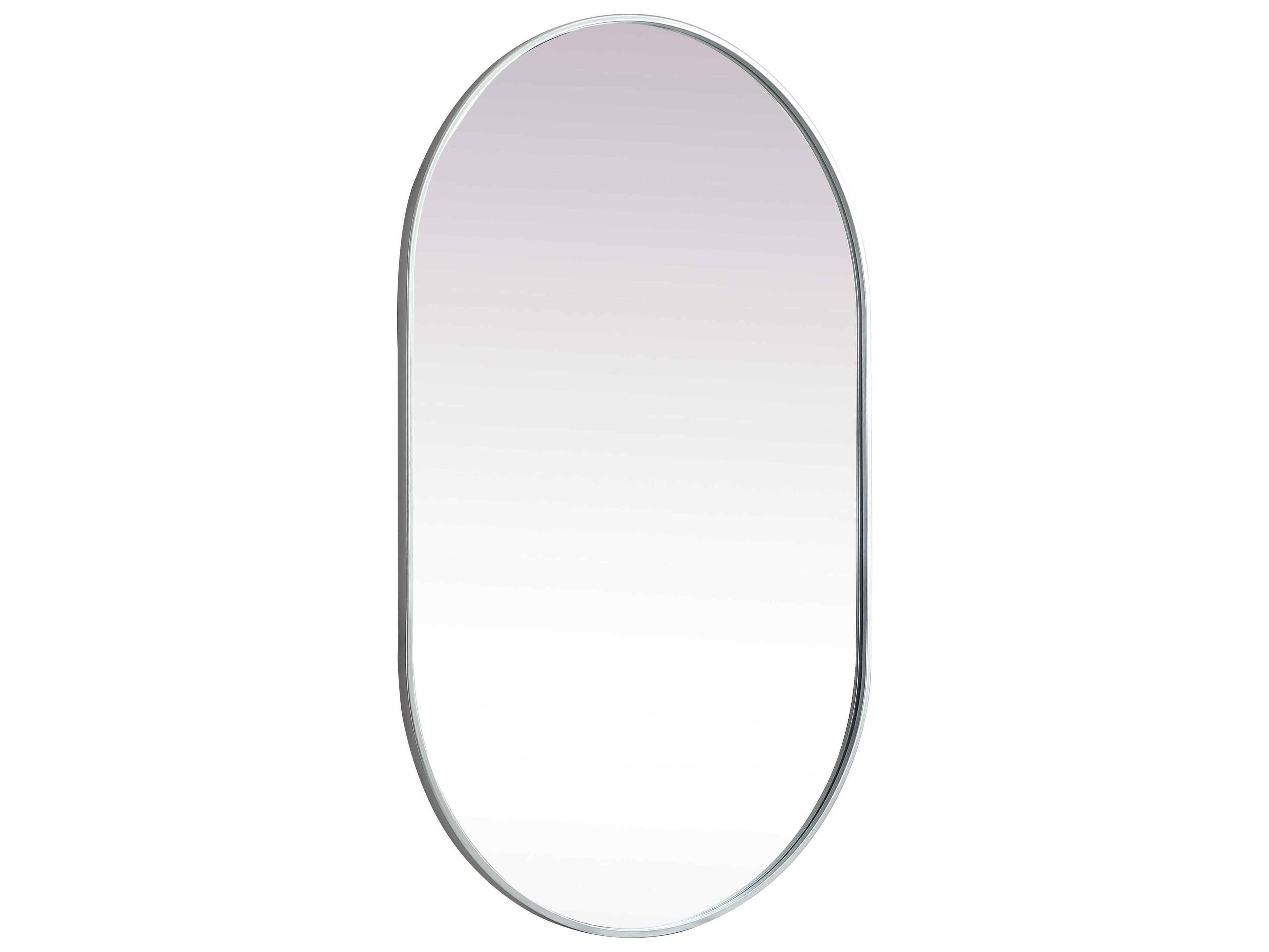 Elegant Lighting Asha Oval Wall Mirror