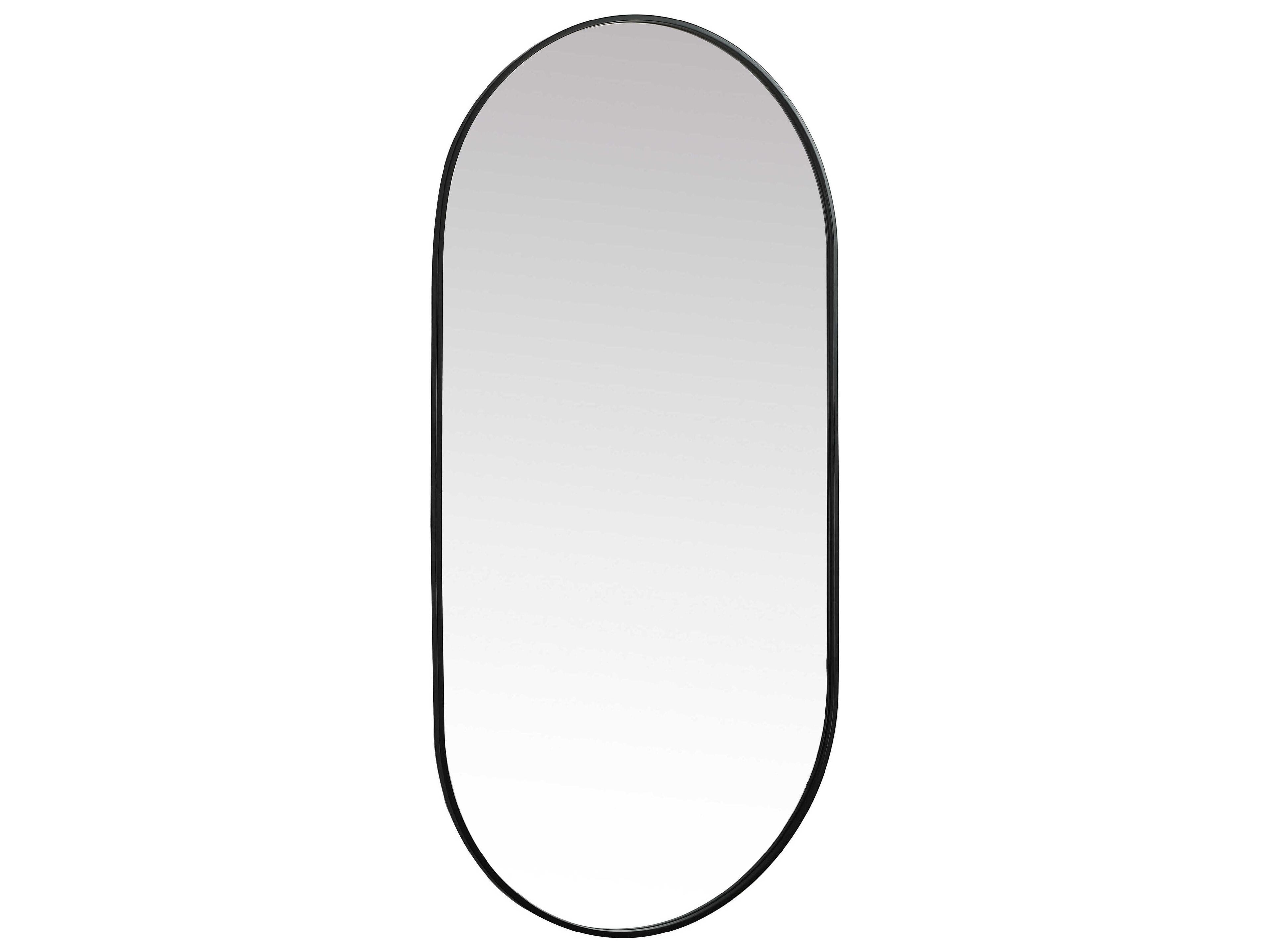 Elegant Lighting Asha Oval Wall Mirror
