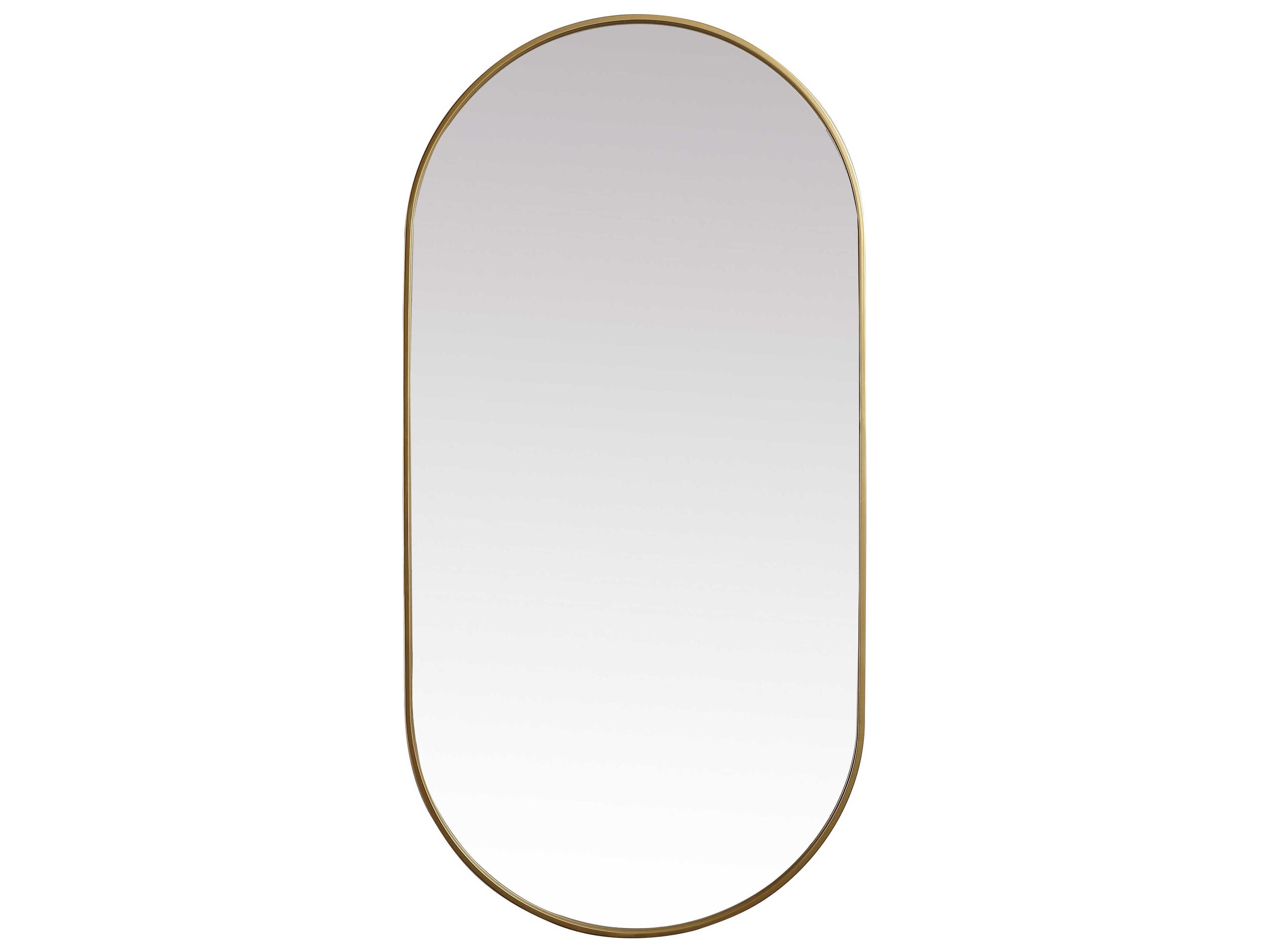Elegant Lighting Asha Oval Wall Mirror