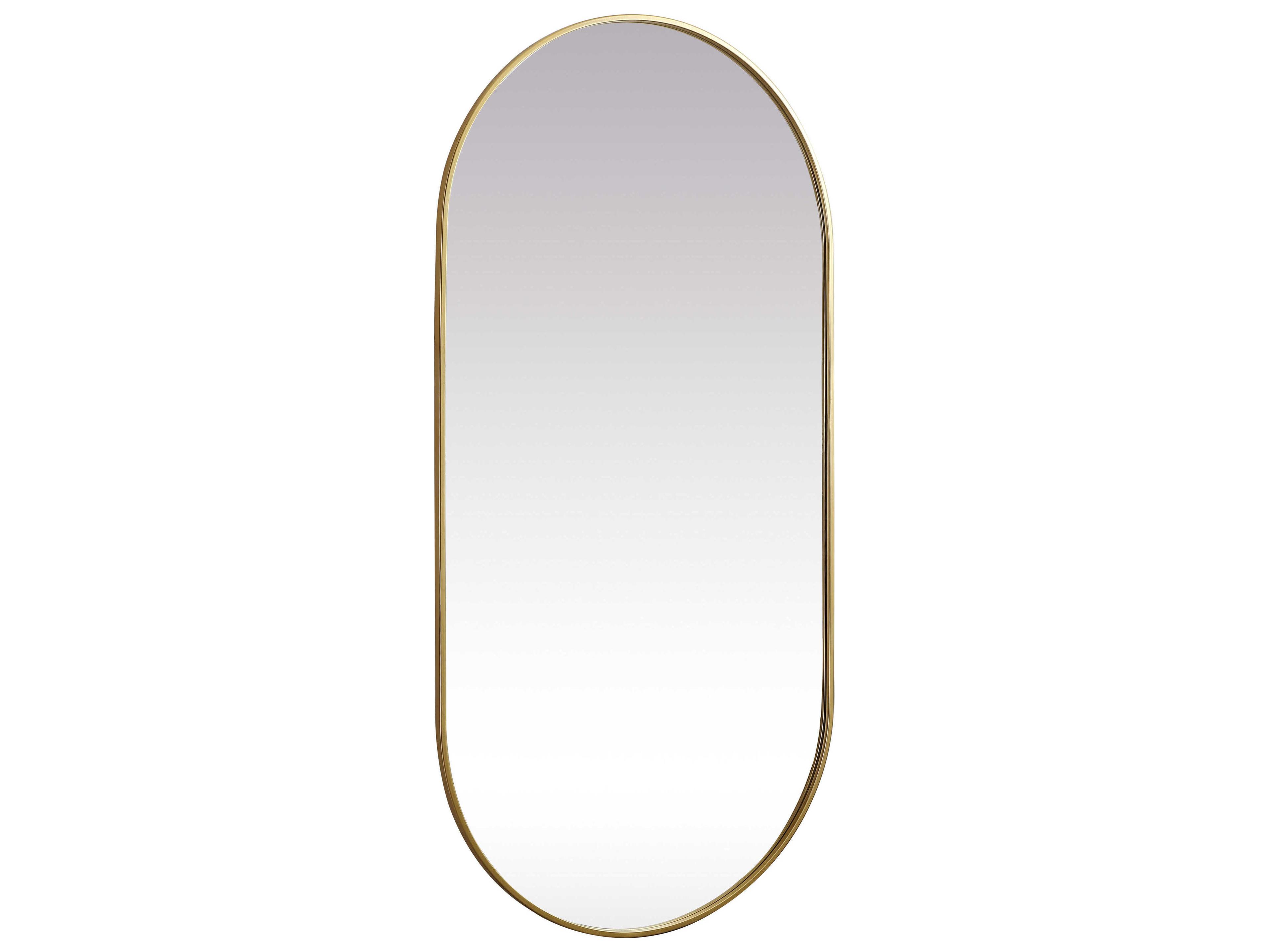 Elegant Lighting Asha Oval Wall Mirror