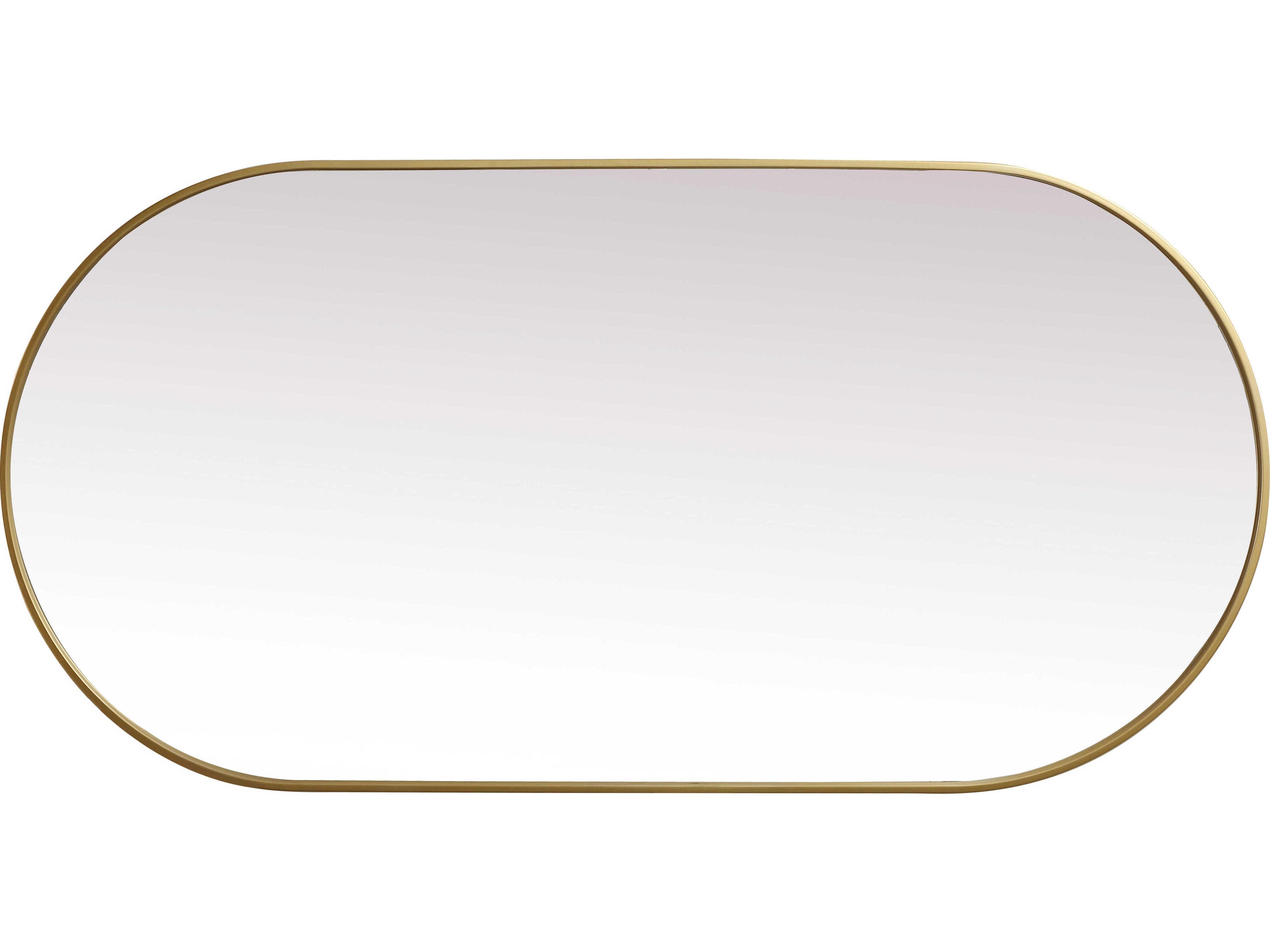 Elegant Lighting Asha Oval Wall Mirror
