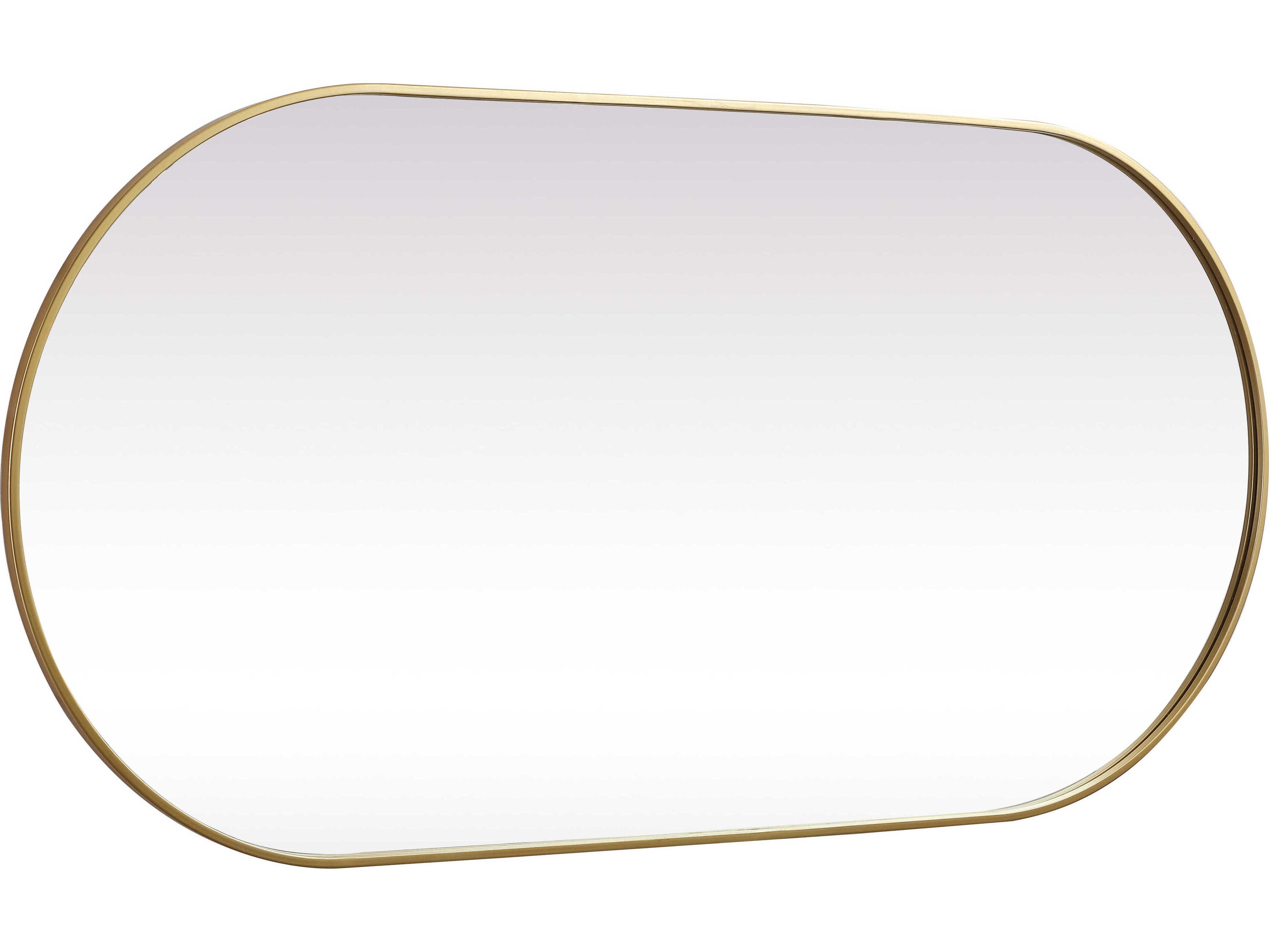 Elegant Lighting Asha Oval Wall Mirror