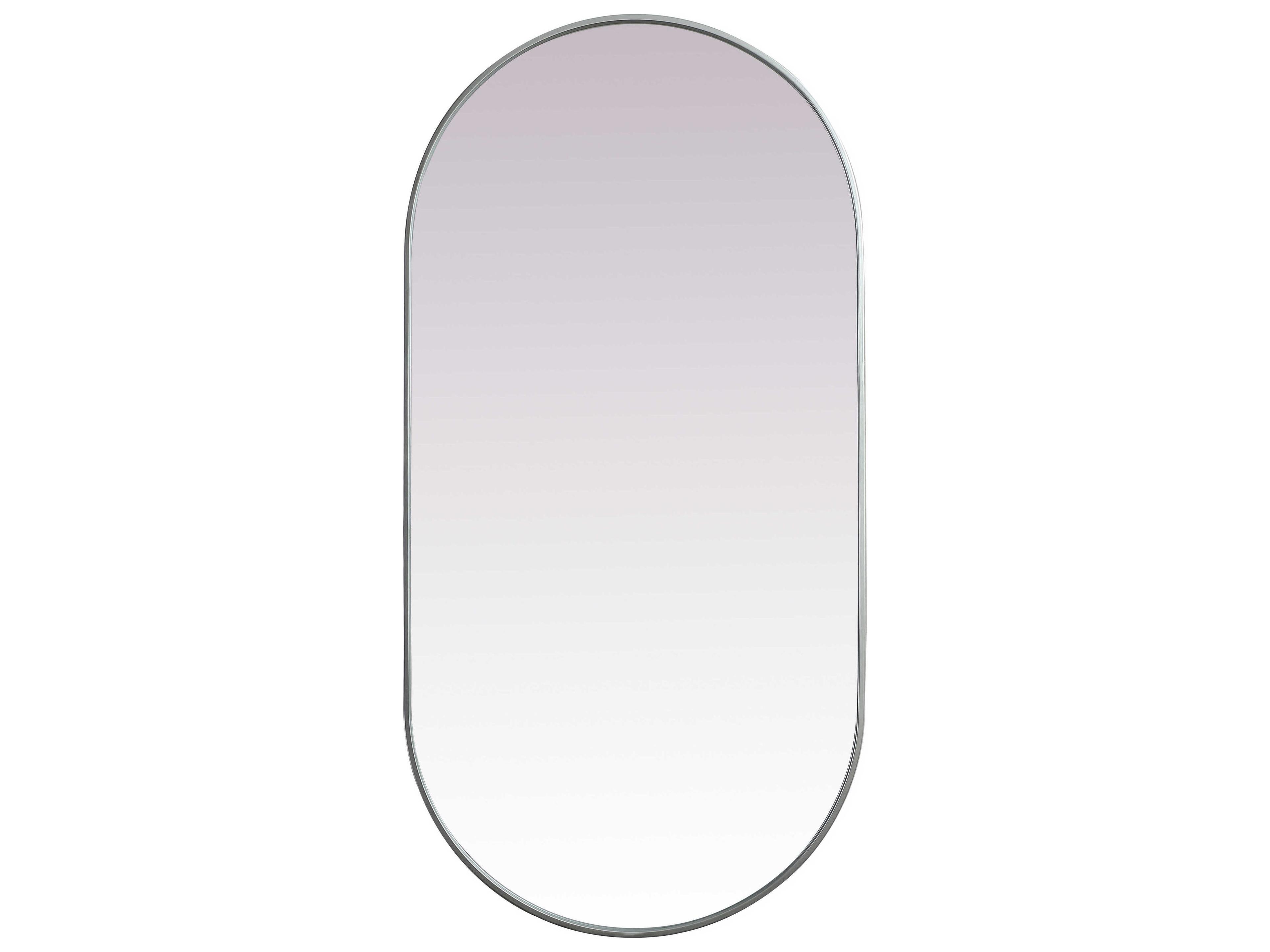 Elegant Lighting Asha Oval Wall Mirror